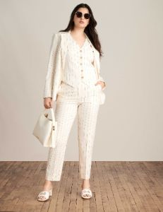 Pinstripe Blazer Jacket sold by Anne Klein