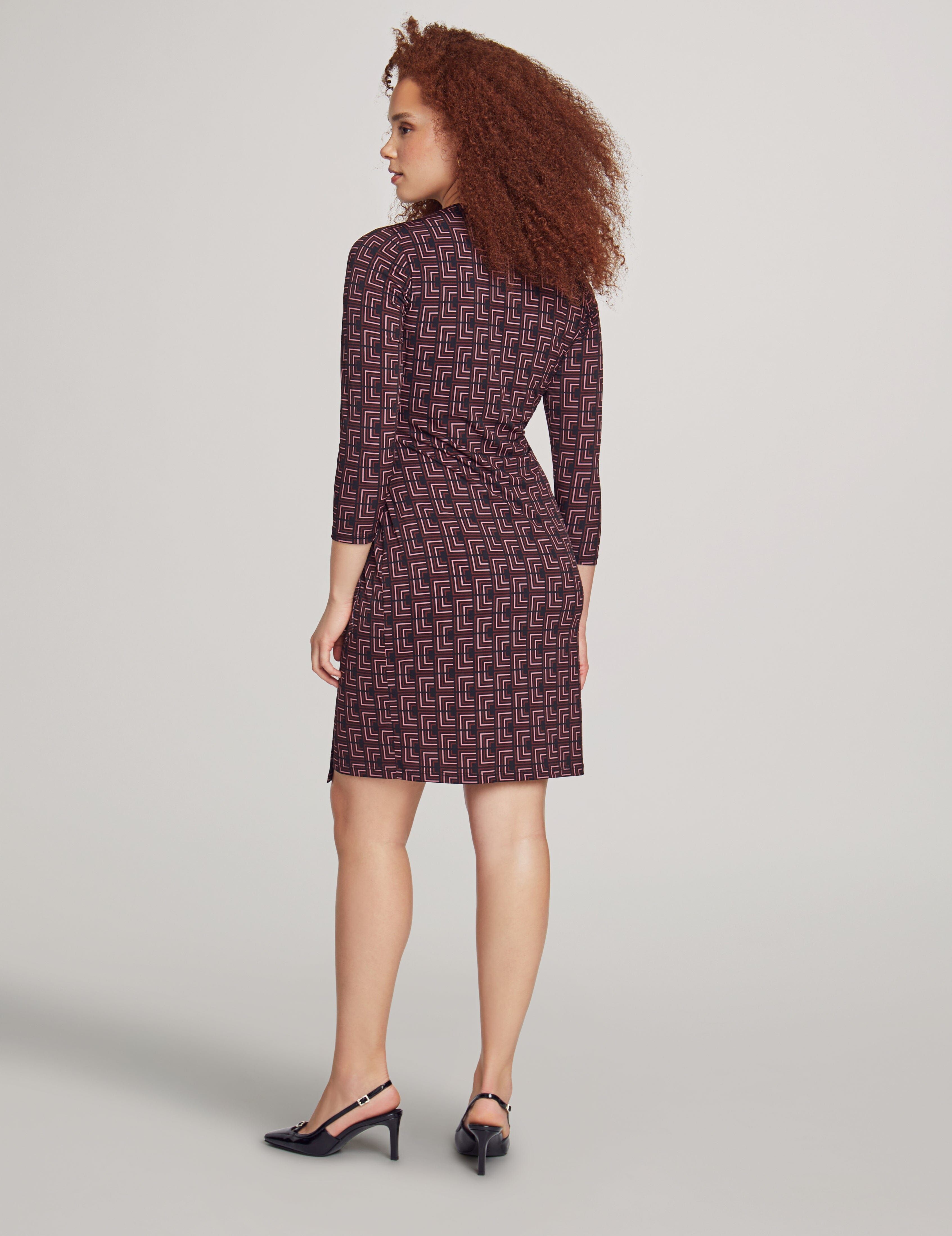 Petite Printed Classic Wrap Dress sold by Anne Klein product image thumbnail 2