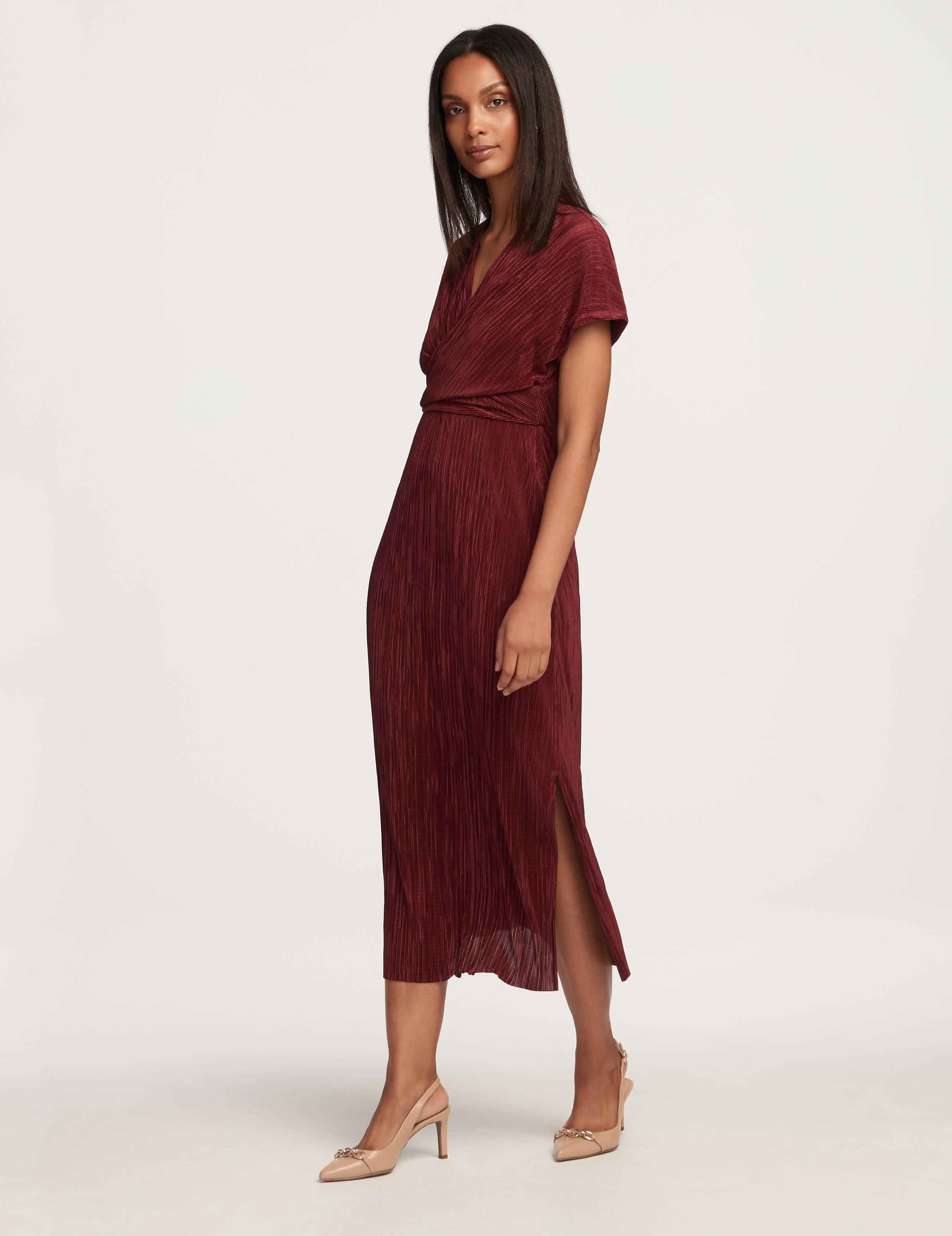 Twist Front Midi Dress- Sale sold by Anne Klein
