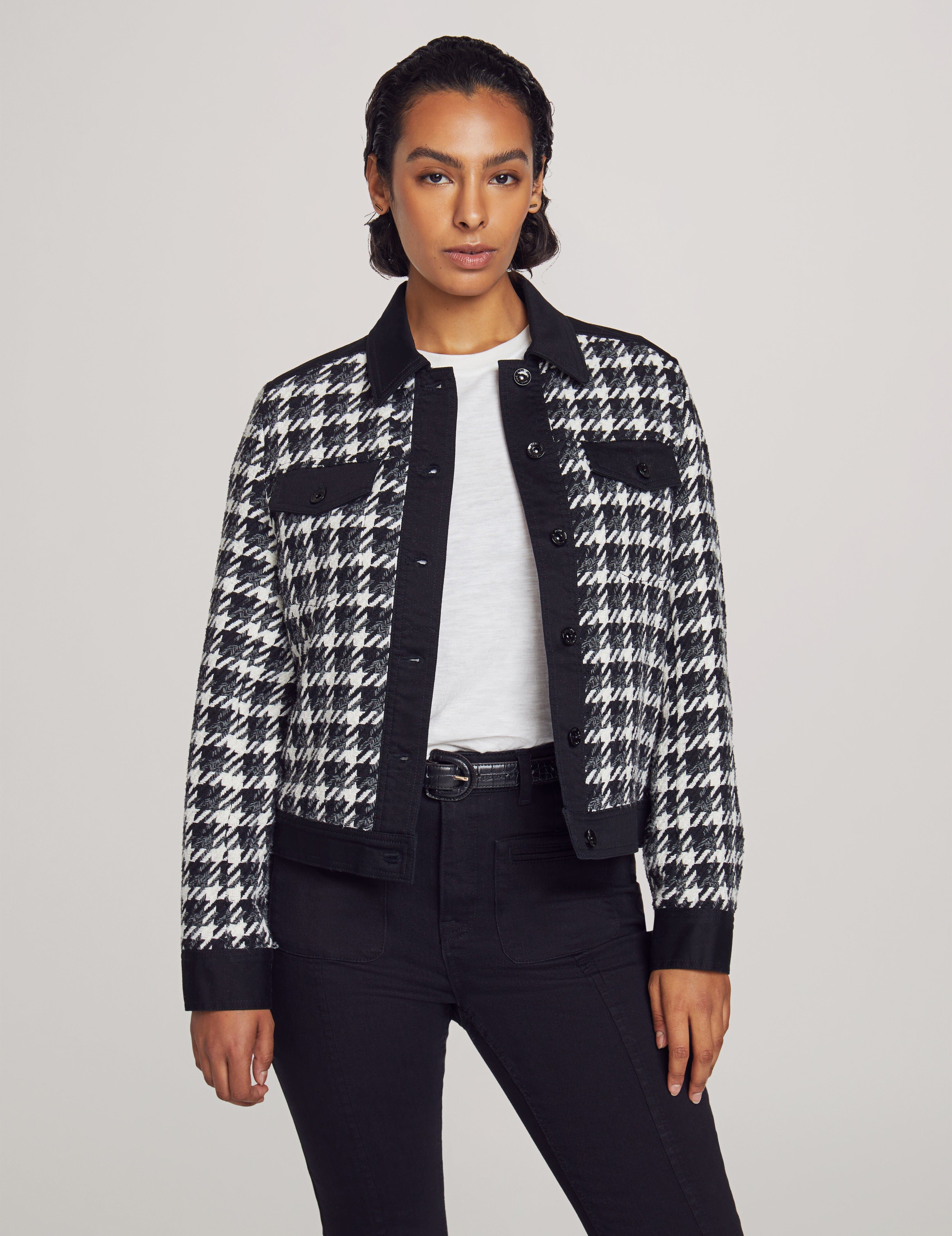 Button Front Combo Fabric Jacket sold by Anne Klein product image thumbnail 2