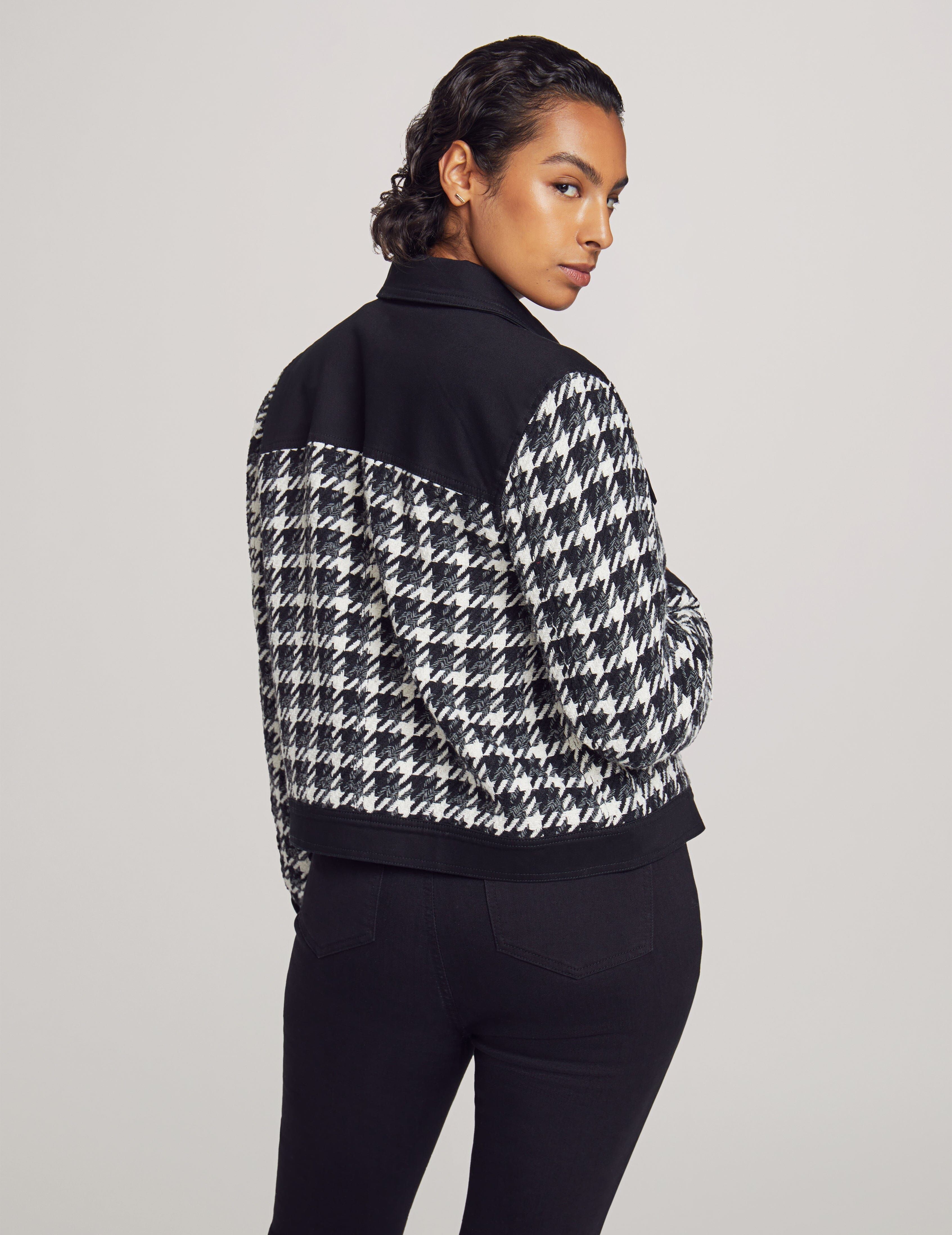 Button Front Combo Fabric Jacket sold by Anne Klein product image thumbnail 3