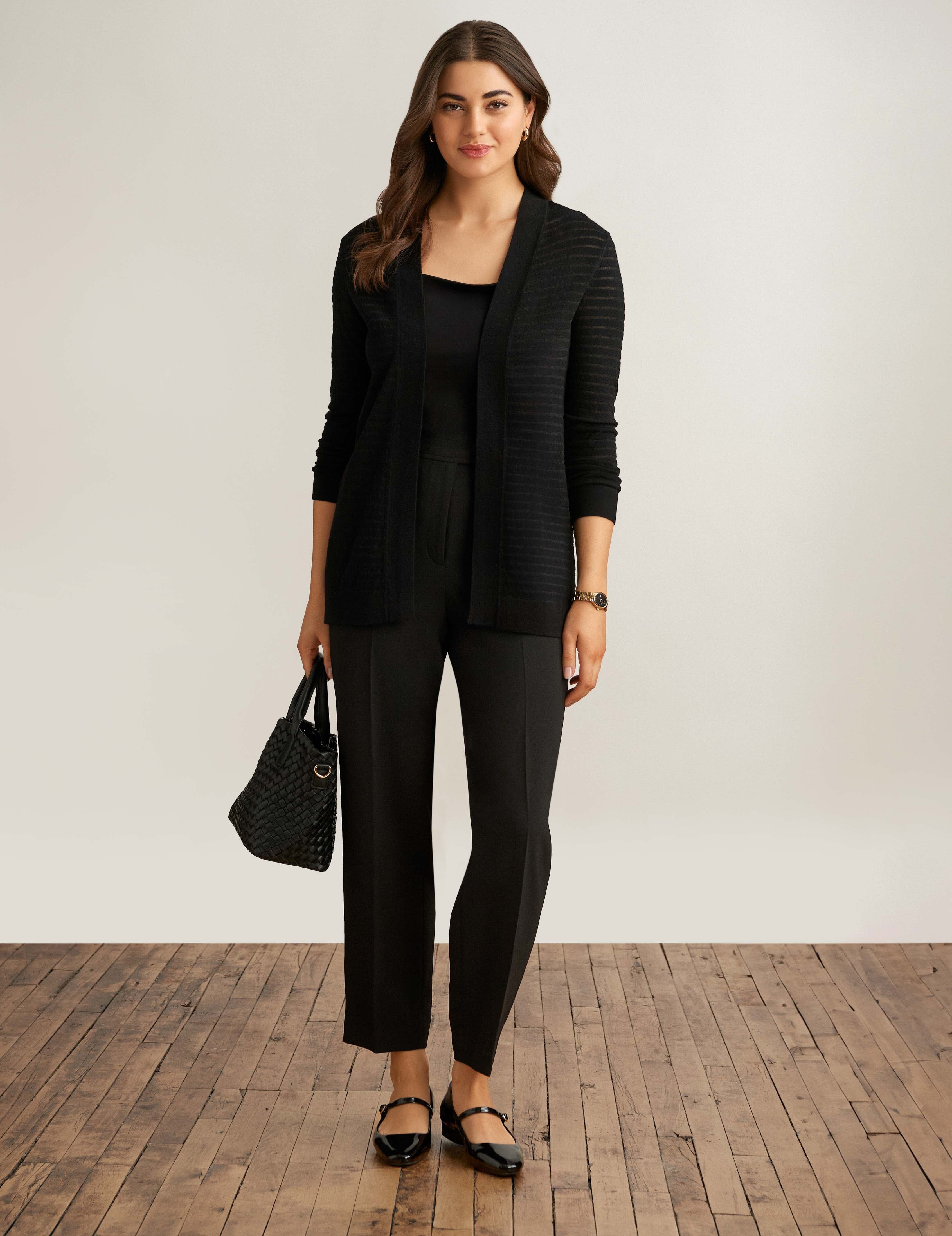 High Rise Fly Front Pant sold by Anne Klein