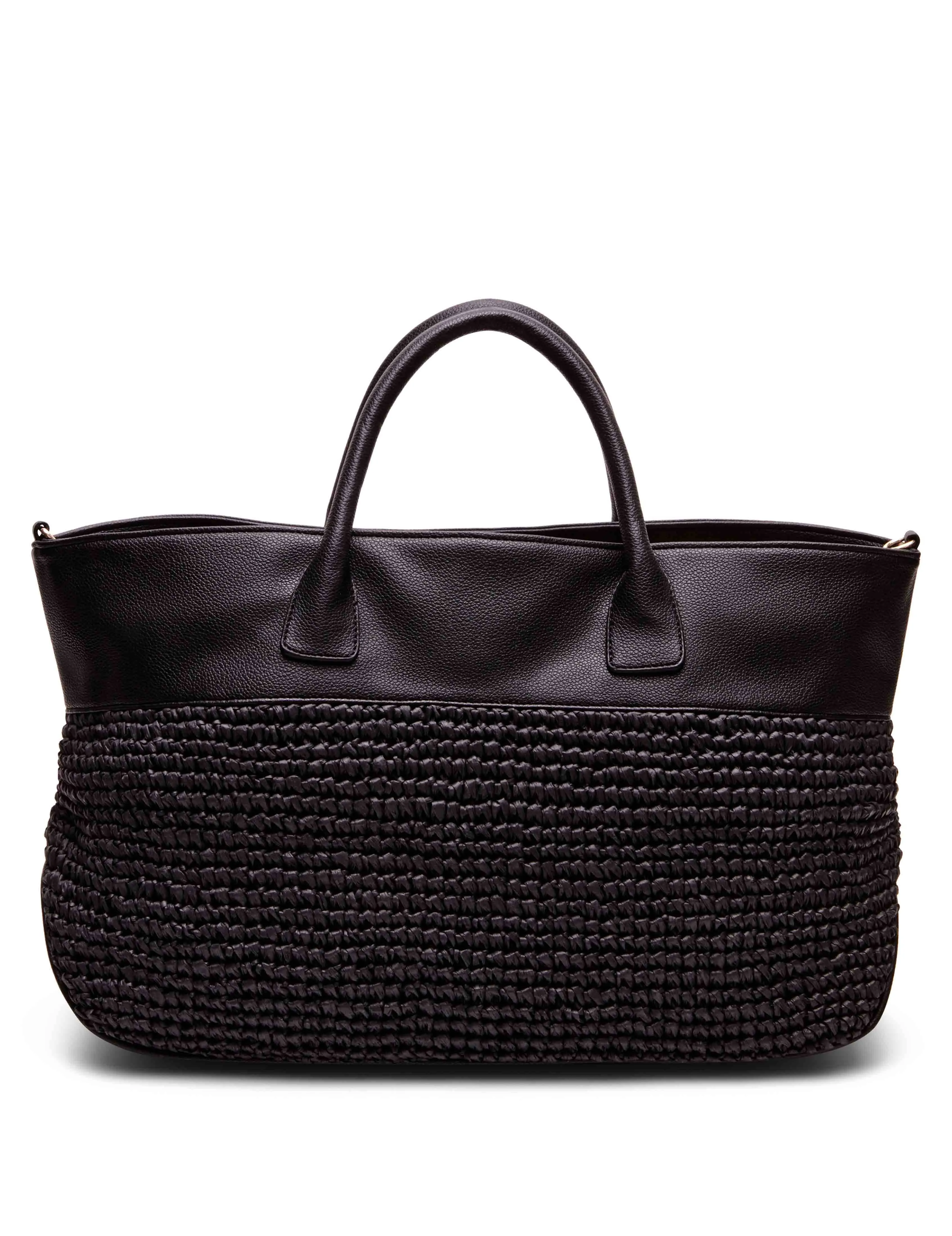 Ew Tote With Floral Applique sold by Anne Klein