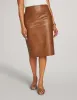 Vegan Leather Skimmer Skirt- Sale sold by Anne Klein