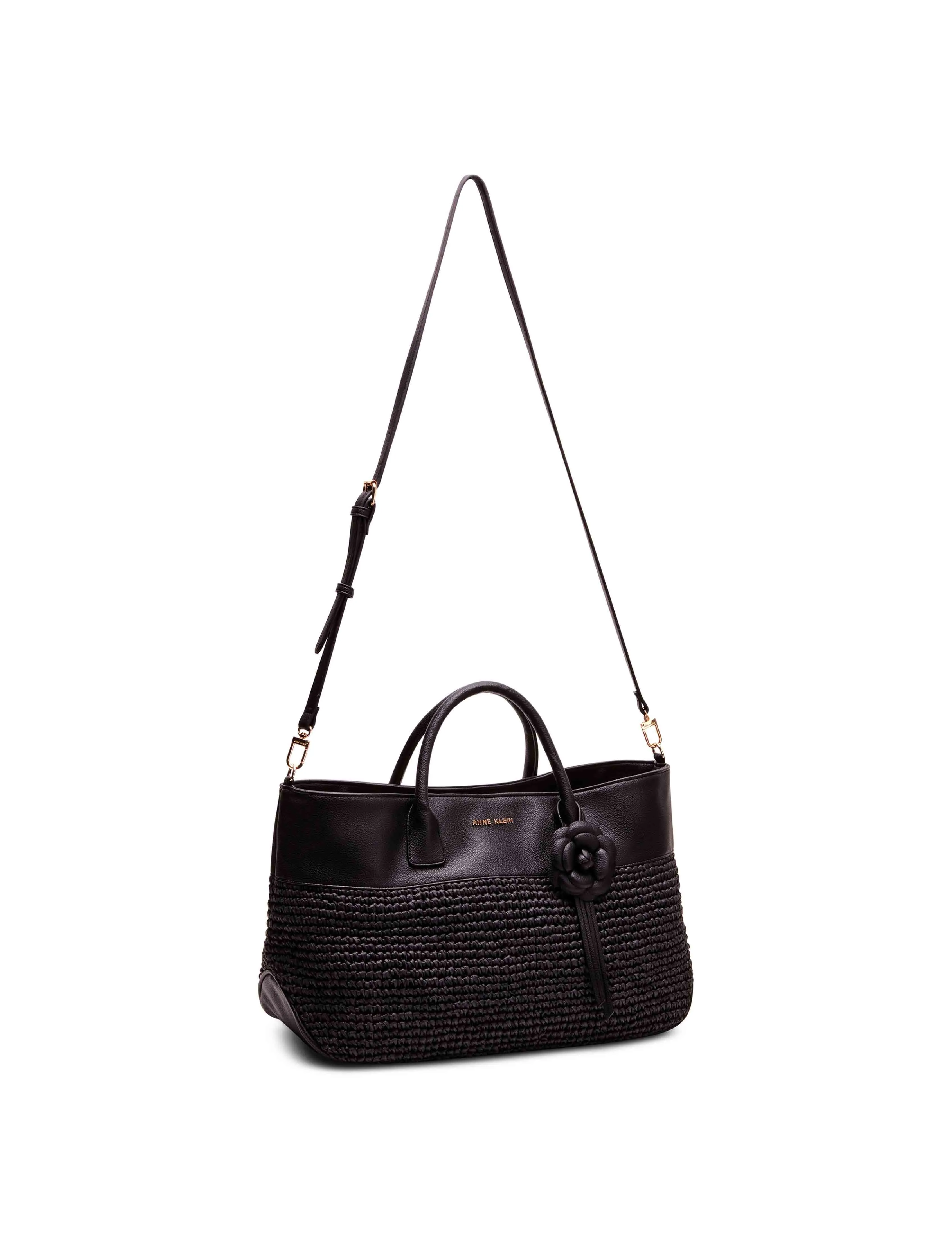 Ew Tote With Floral Applique sold by Anne Klein product image thumbnail 4