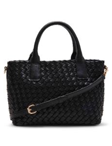 Small Woven Tote With Detachable Pouch sold by Anne Klein