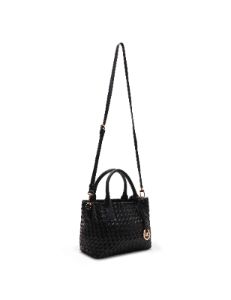 Small Woven Tote With Detachable Pouch sold by Anne Klein