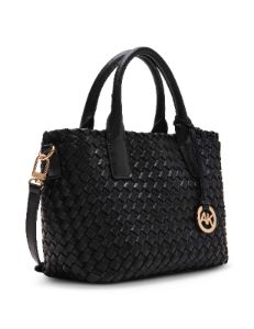 Small Woven Tote With Detachable Pouch sold by Anne Klein