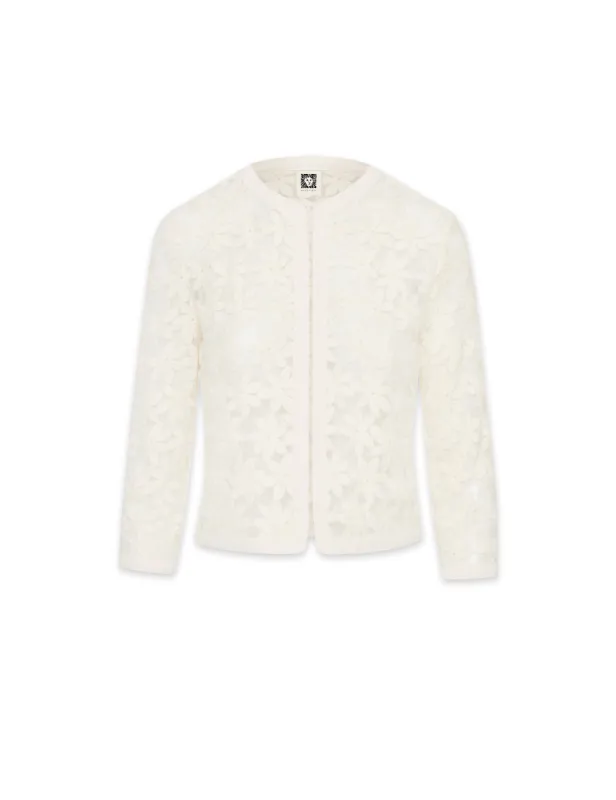 Petite Lace Cardigan Jacket sold by Anne Klein