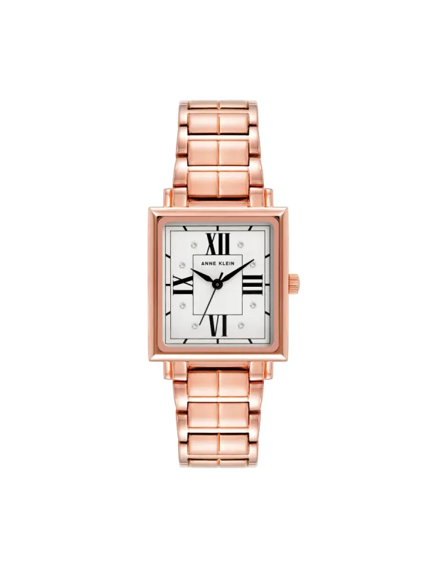 Square Crystal Accented Dial Watch sold by Anne Klein
