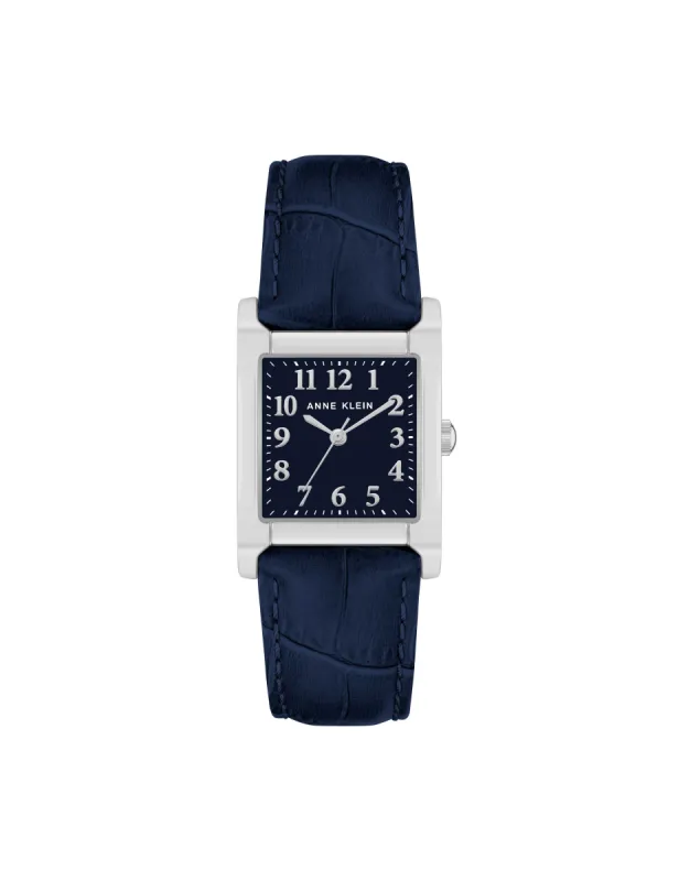 Square Case Leather Strap Watch sold by Anne Klein