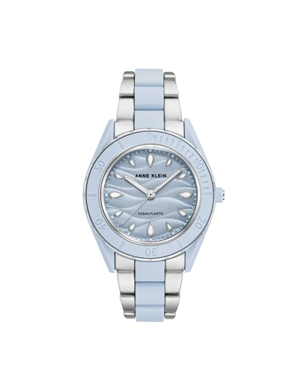 Considered Solar Recycled Ocean Plastic Bracelet Watch made by Anne Klein