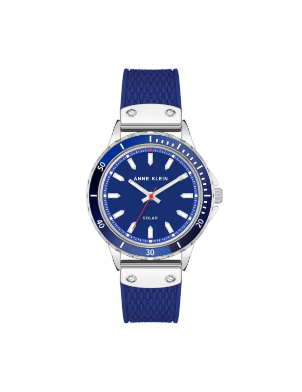 Considered Solar Rubber Strap Watch made by Anne Klein