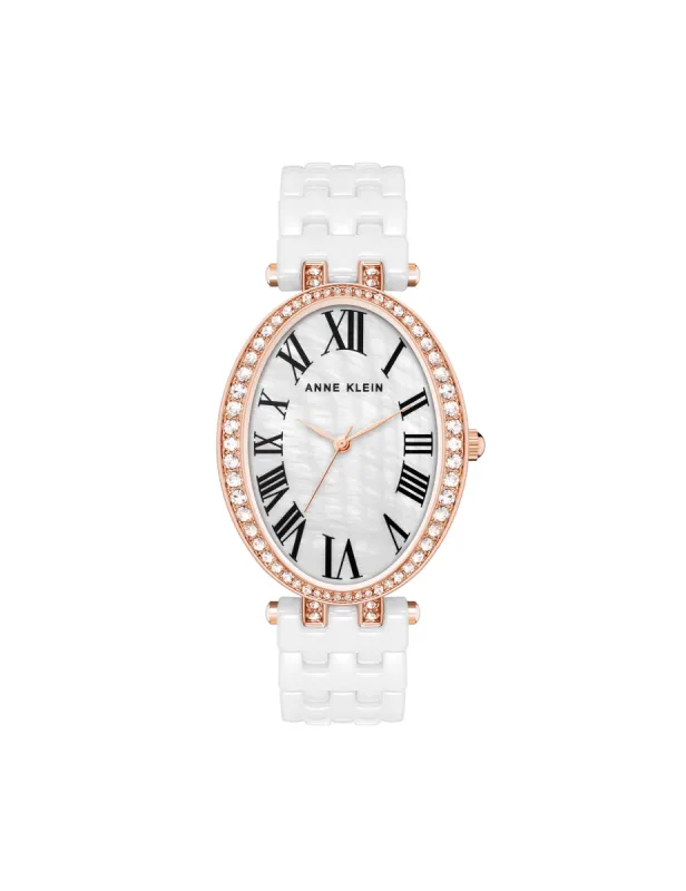 Oval Ceramic Bracelet Watch sold by Anne Klein