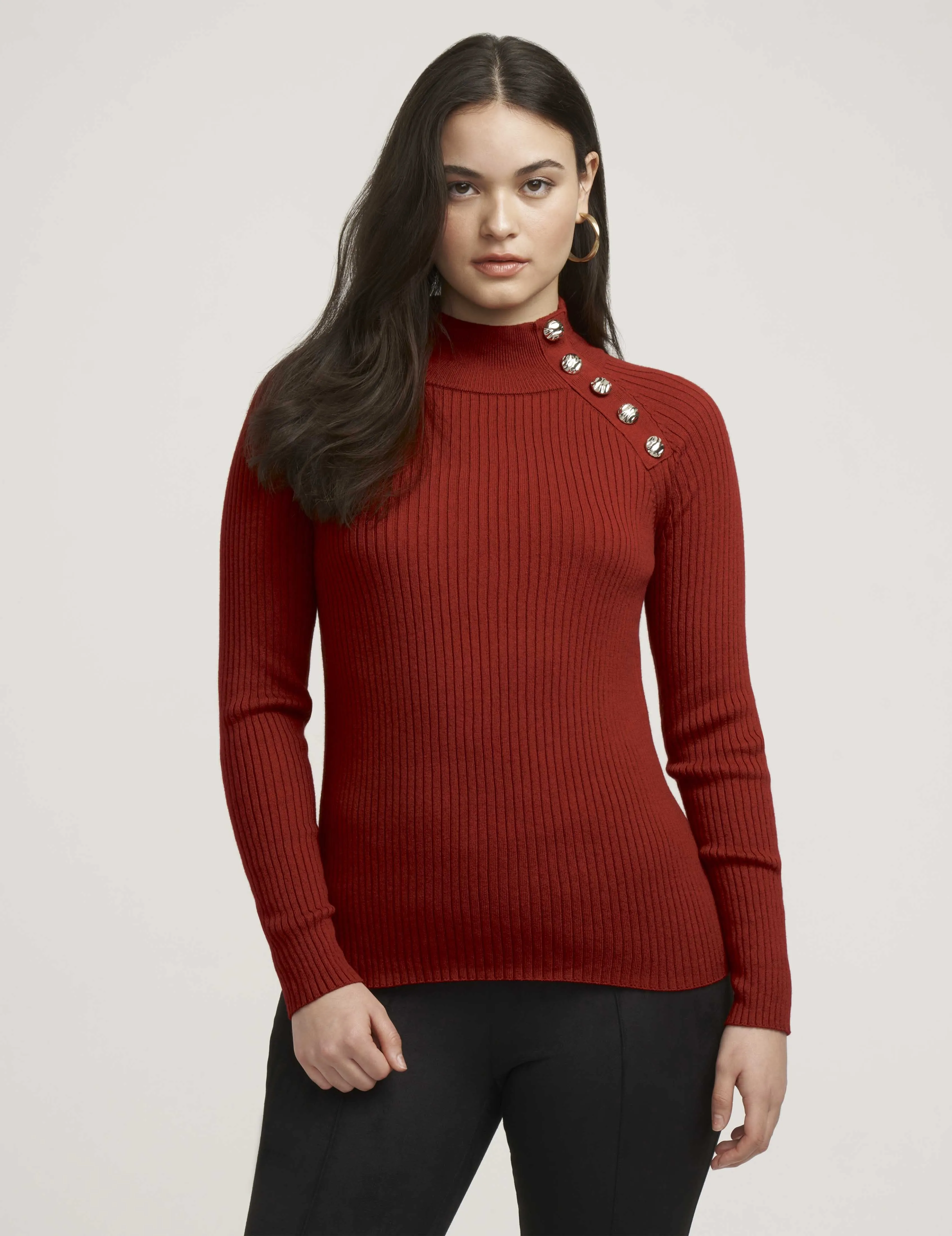 Ribbed Raglan Pullover- Sale sold by Anne Klein