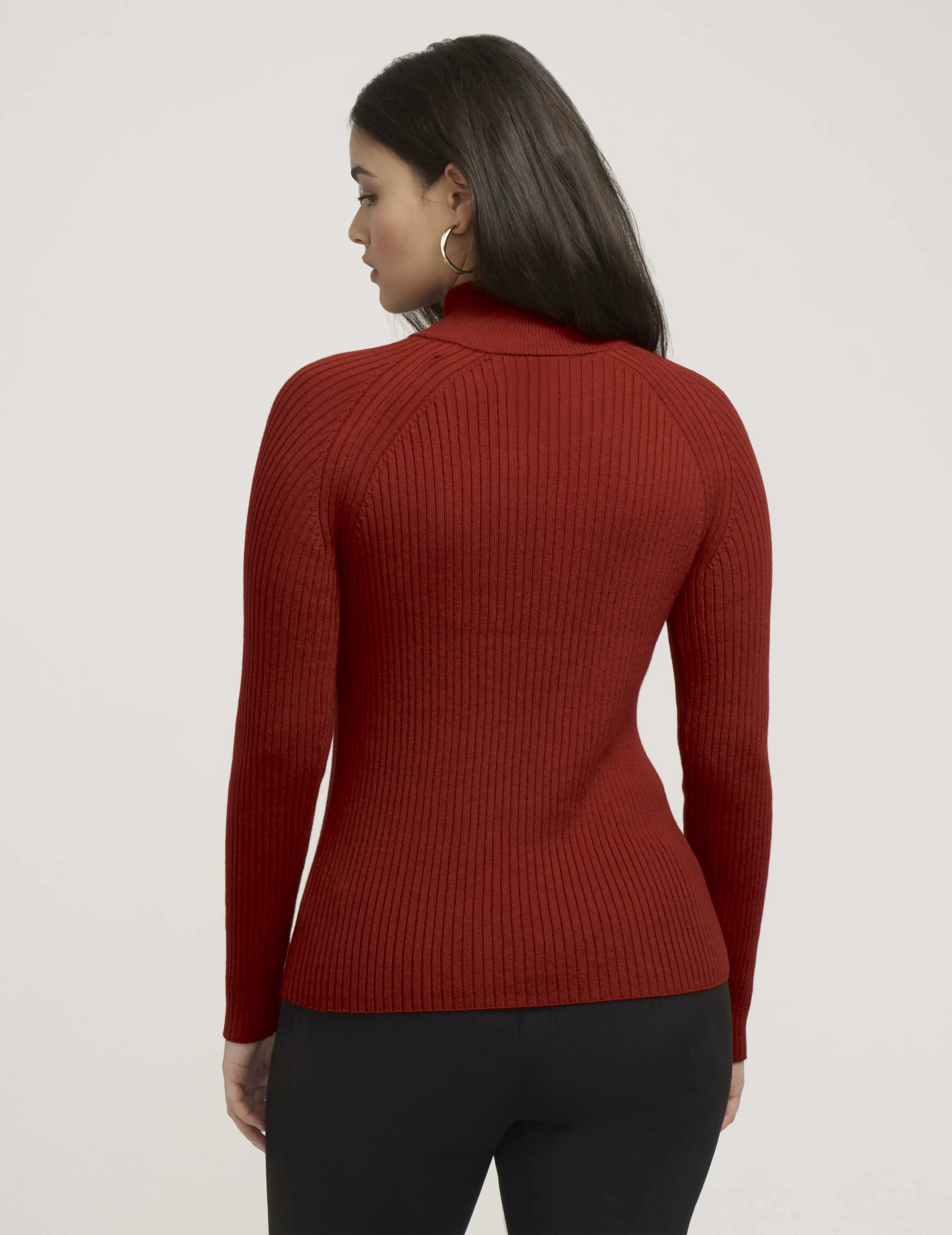 Ribbed Raglan Pullover- Sale sold by Anne Klein product image thumbnail 3