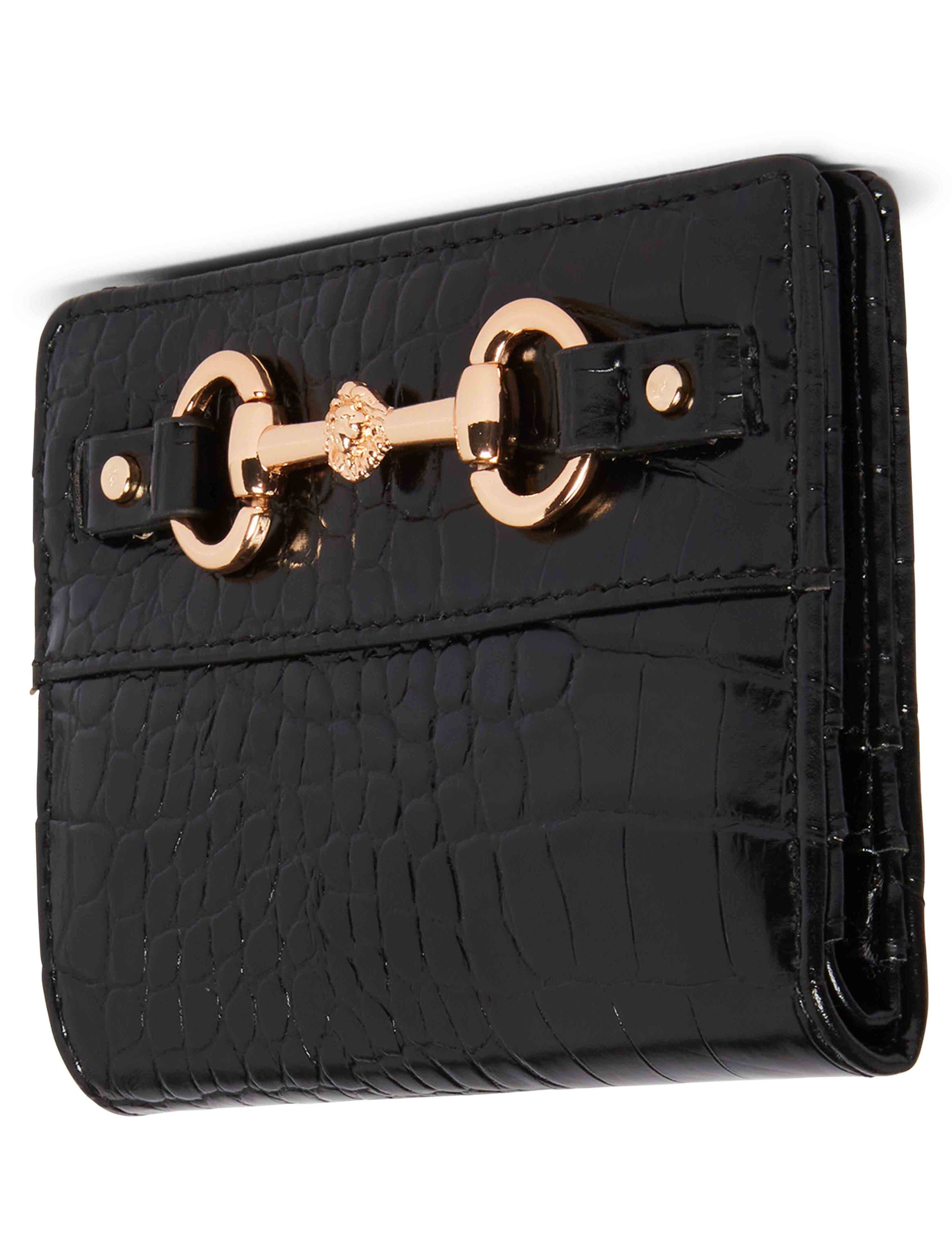 AK Small Croco Horsebit Snap Wallet sold by Anne Klein product image thumbnail 3
