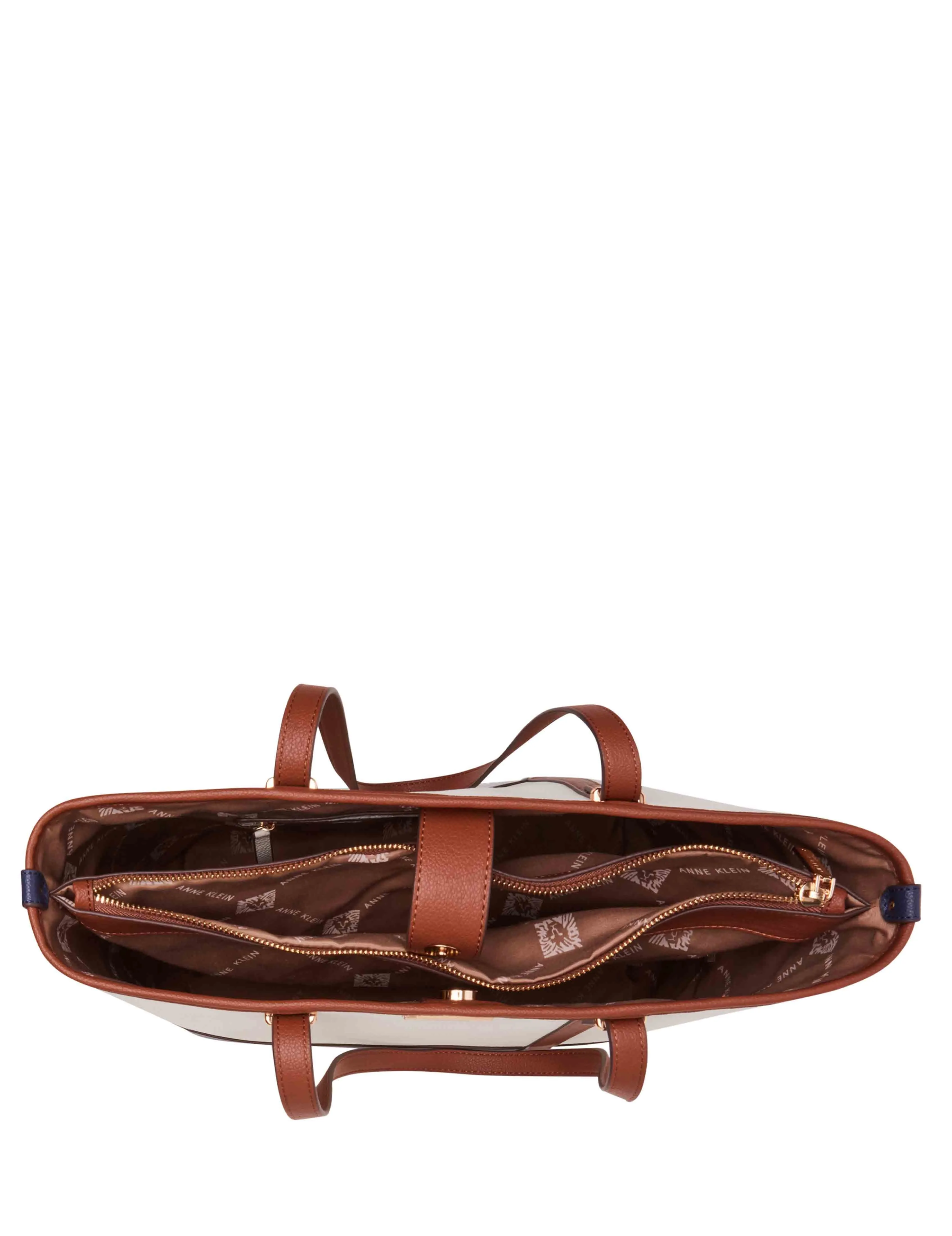 Colorblocked Large Tote sold by Anne Klein product image thumbnail 4