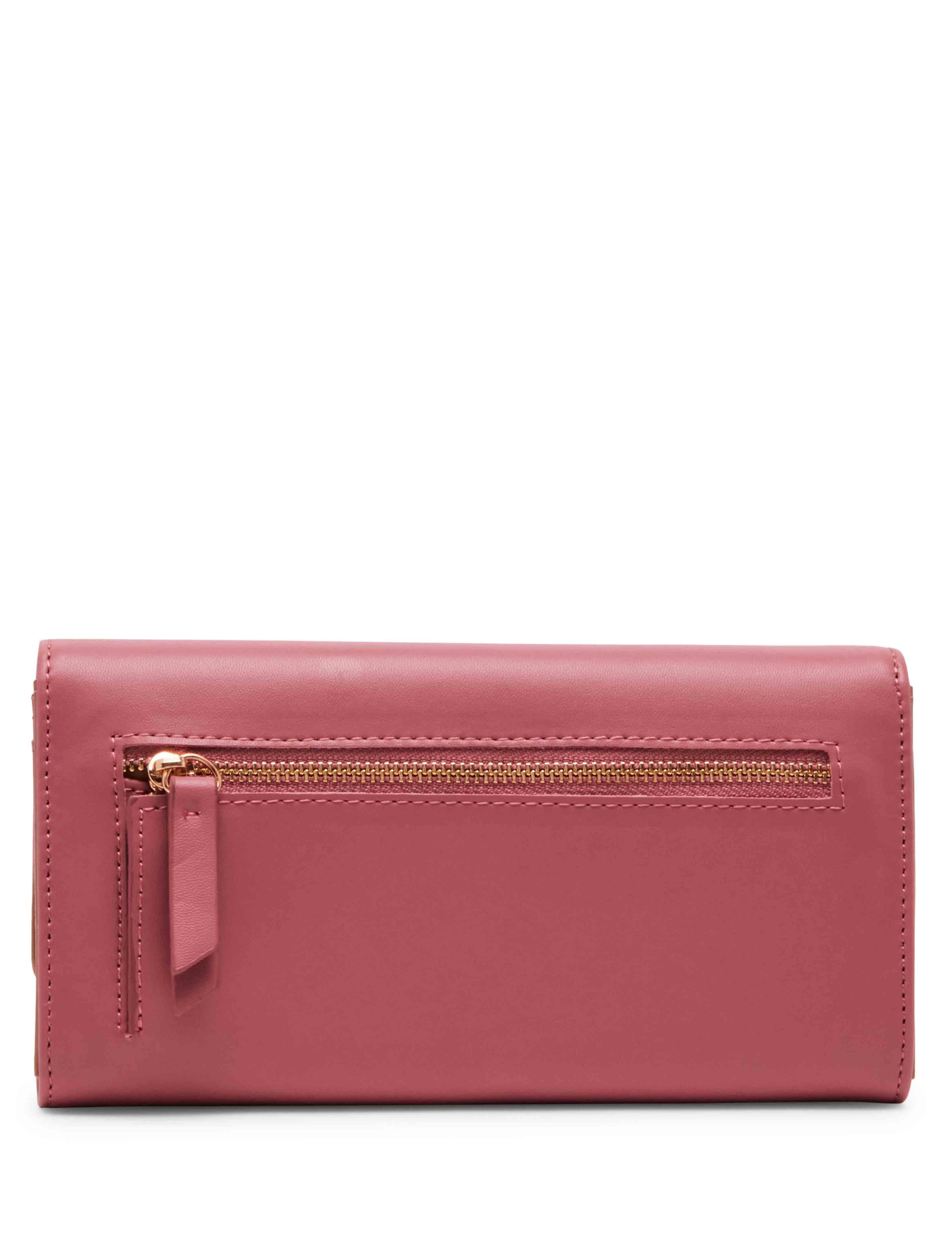 Large Flap Wallet With Enamel Turn Lock sold by Anne Klein product image thumbnail 2