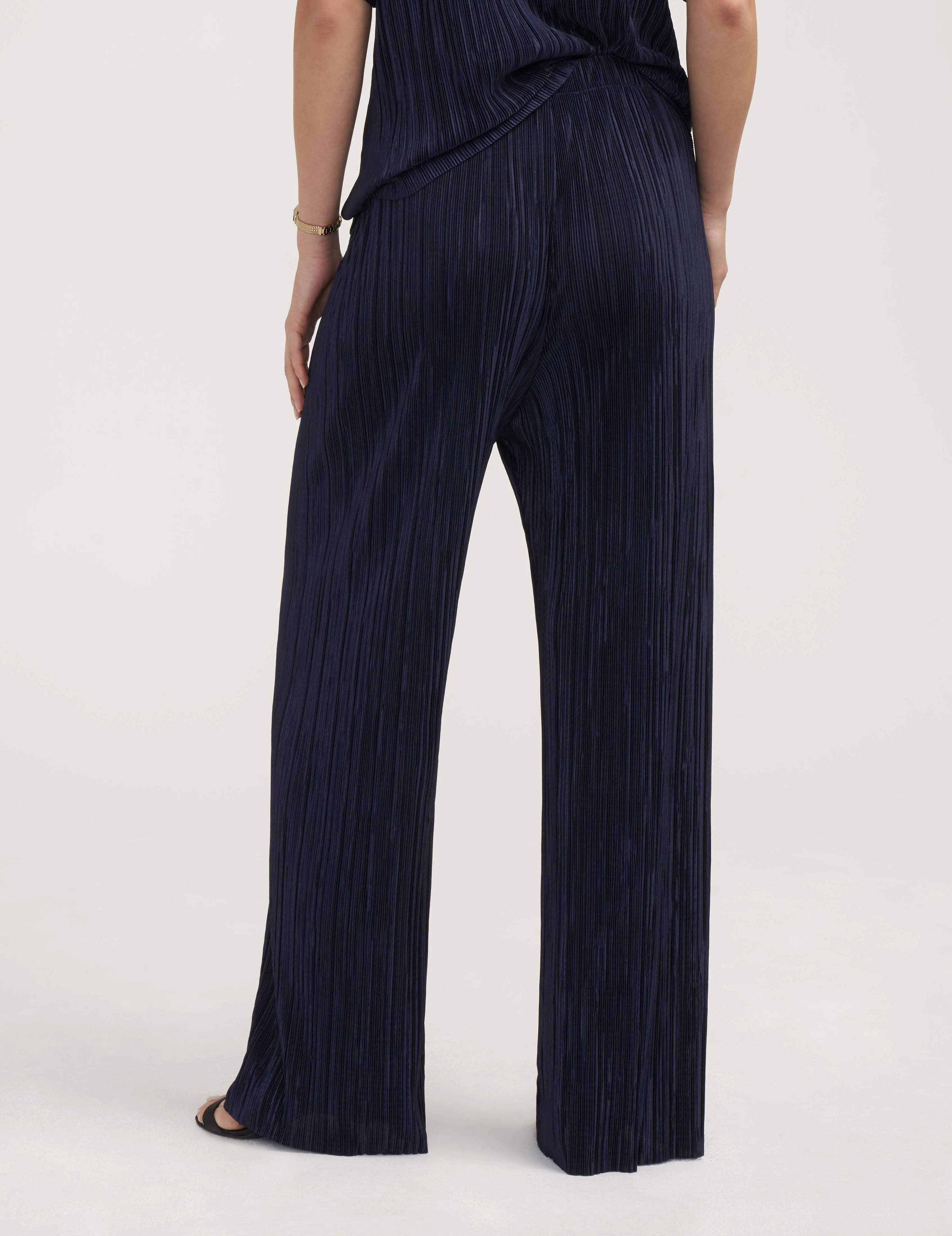 Pleated Knit Wide Leg Pant- Clearance sold by Anne Klein product image thumbnail 3