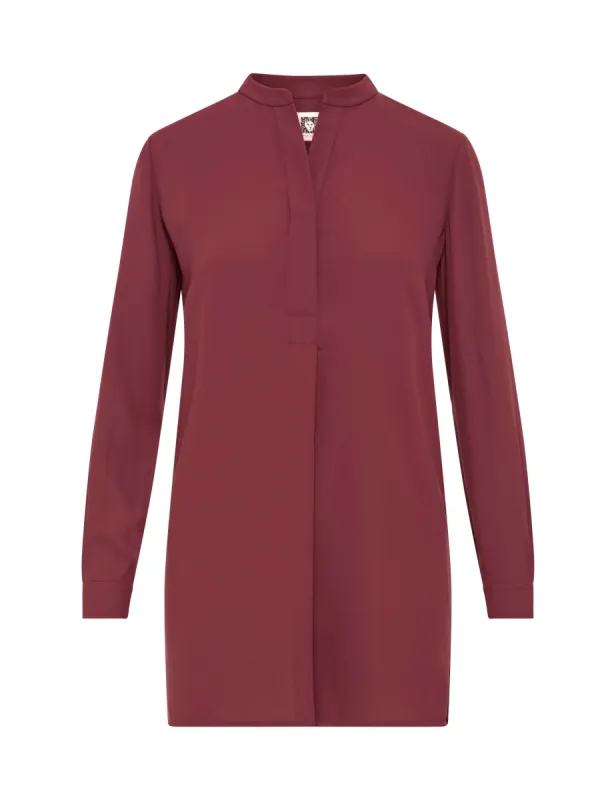 Solid Nehru Tunic- Clearance sold by Anne Klein