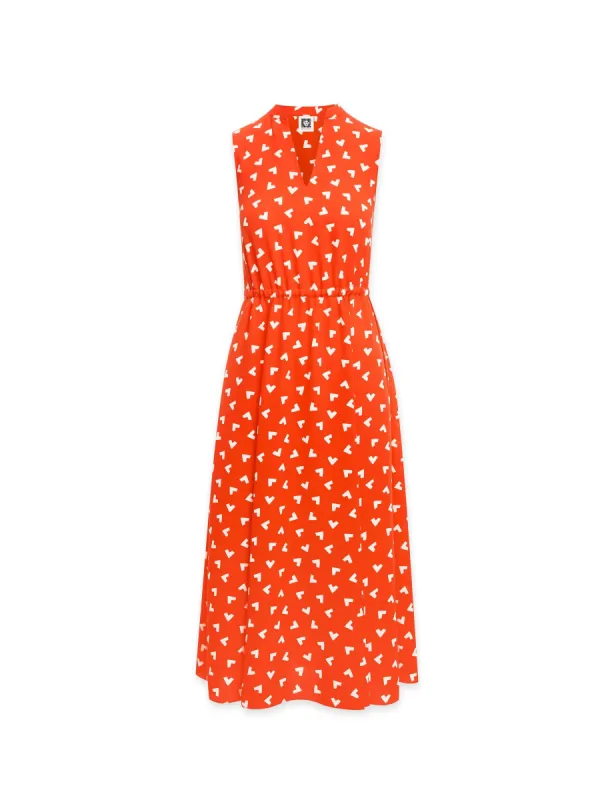 Charleston Print Drawstring Midi Dress- Sale sold by Anne Klein