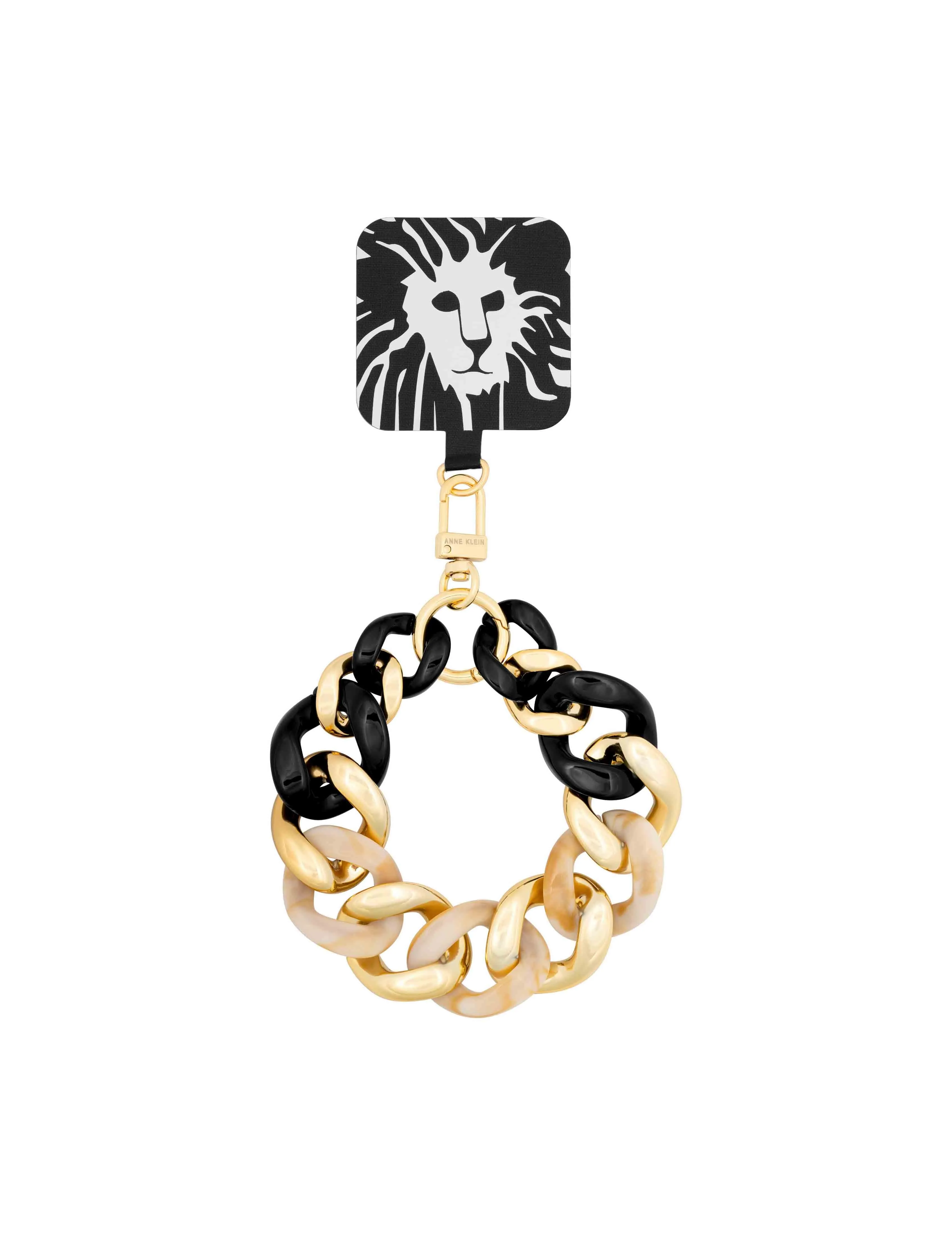 Acetate and Metal Chain Link Wrist Strap for iPhone® sold by Anne Klein product image thumbnail 5