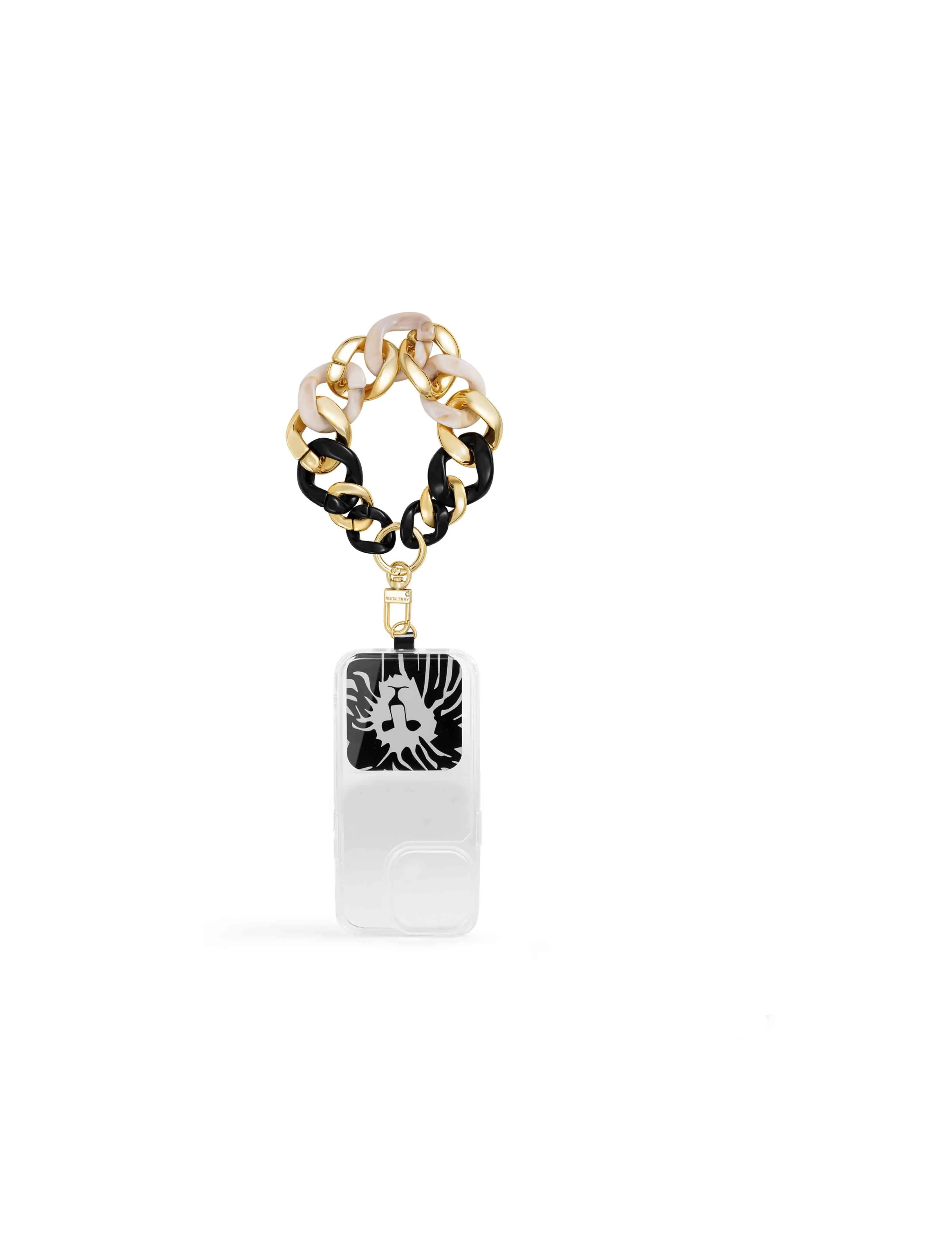 Acetate and Metal Chain Link Wrist Strap for iPhone® sold by Anne Klein product image thumbnail 3