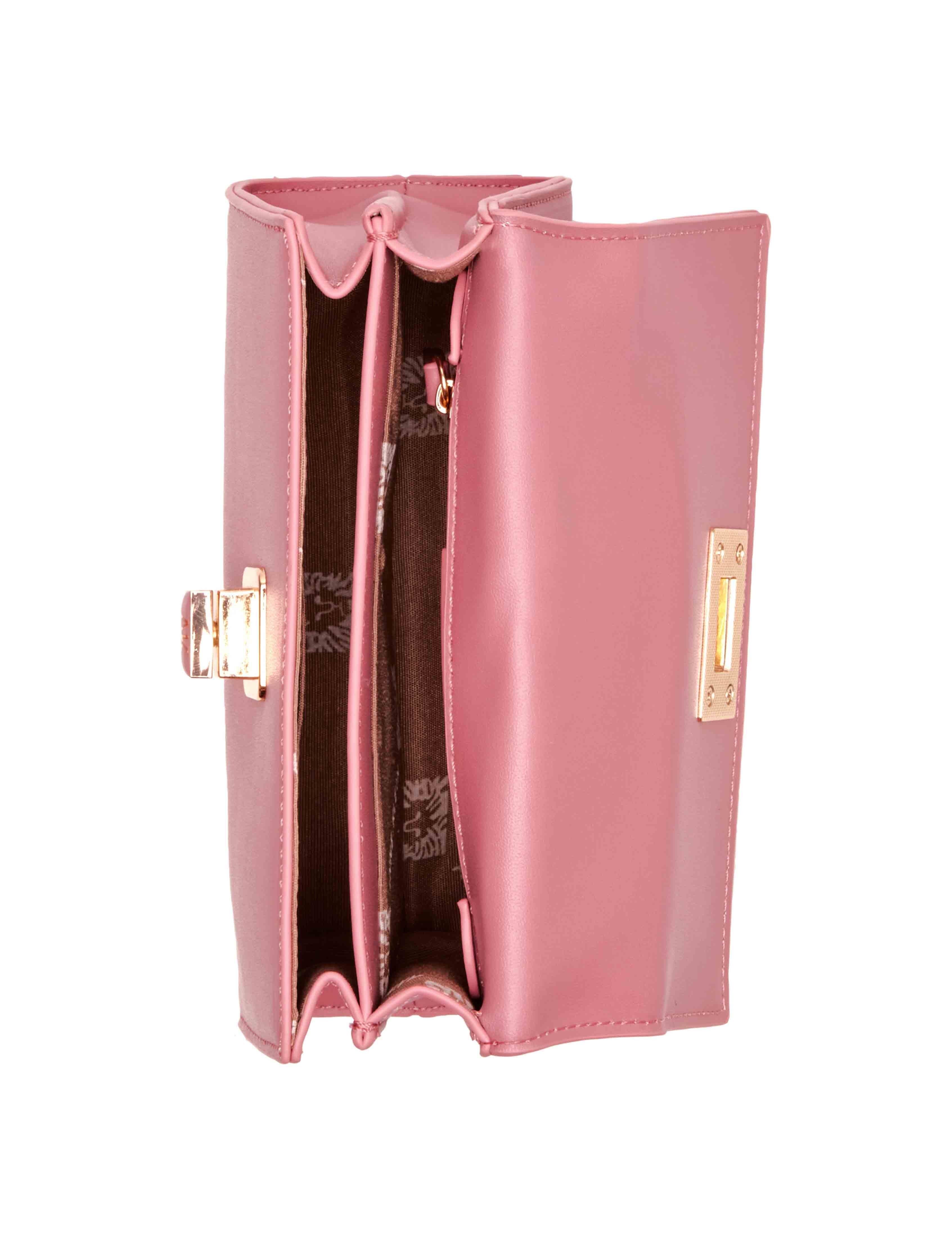 Mini Top Handle Crossbody With Enamel Turn Lock sold by Anne Klein product image thumbnail 4