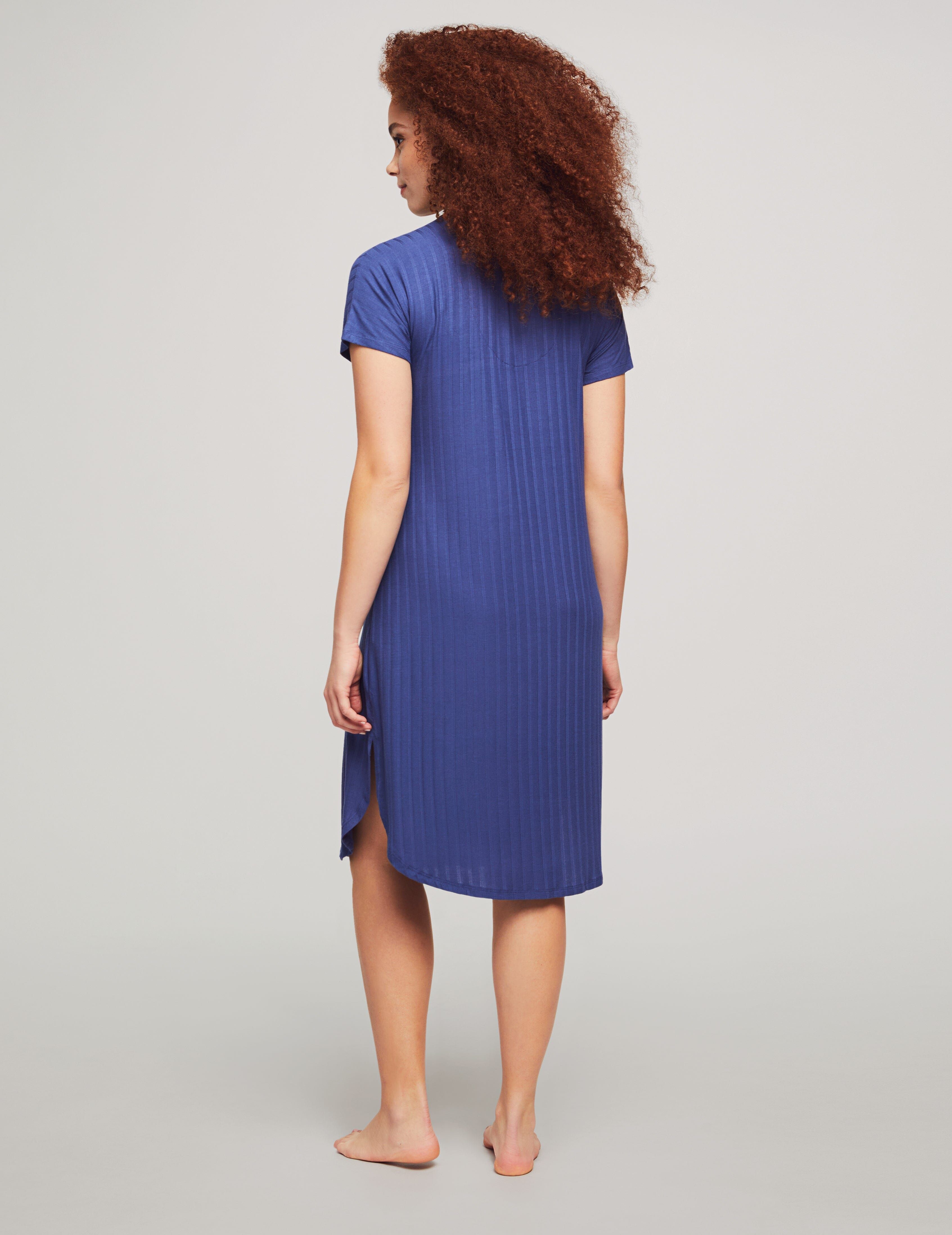 Short Sleeve Midi Nightgown sold by Anne Klein product image thumbnail 2