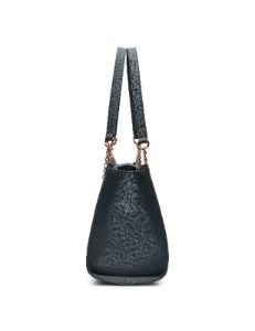 Satchel With Chain Detailing And Push Lock sold by Anne Klein
