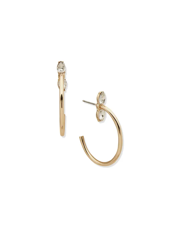 35MM Gold C-Hoop Earring sold by Anne Klein