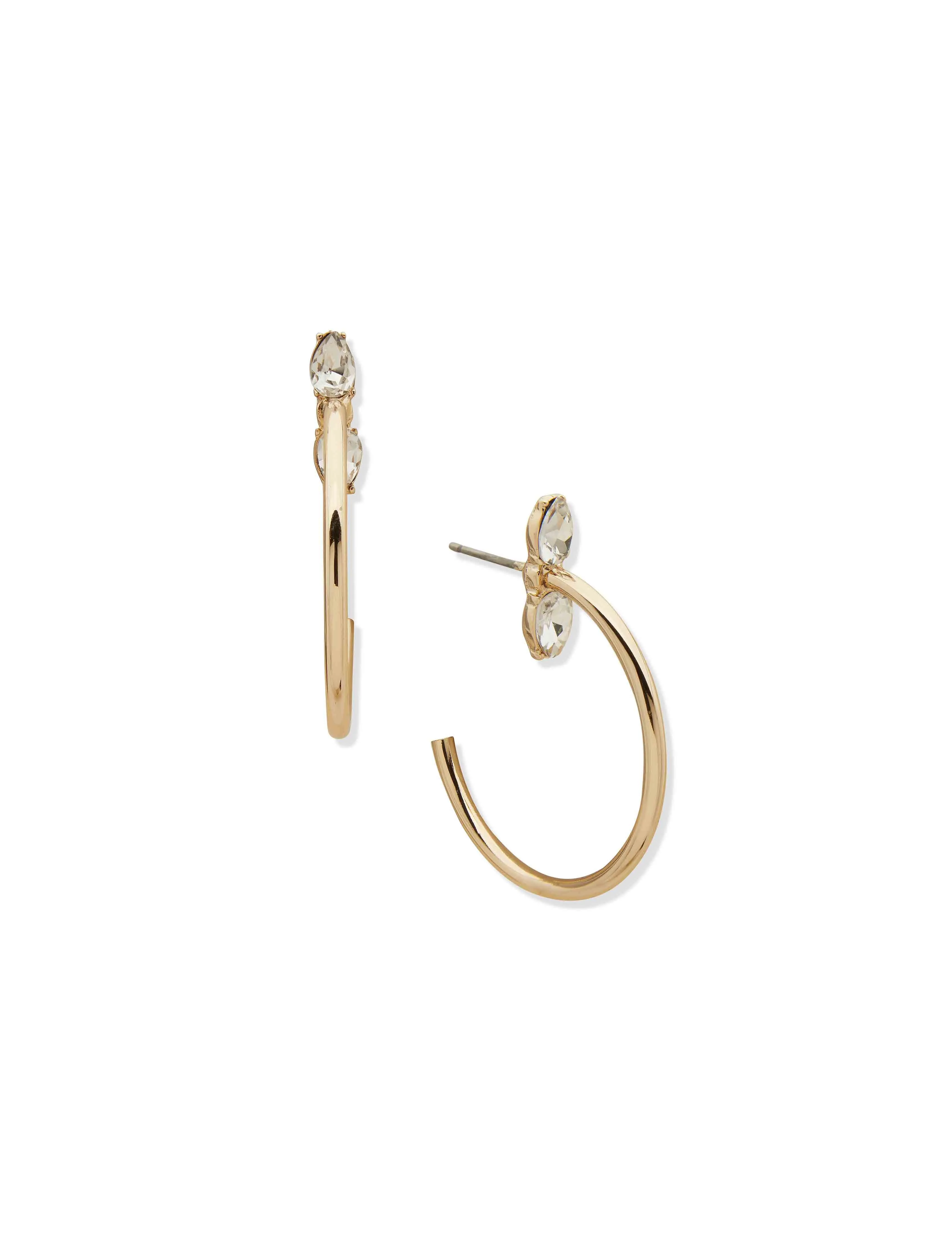 35MM Gold C-Hoop Earring sold by Anne Klein