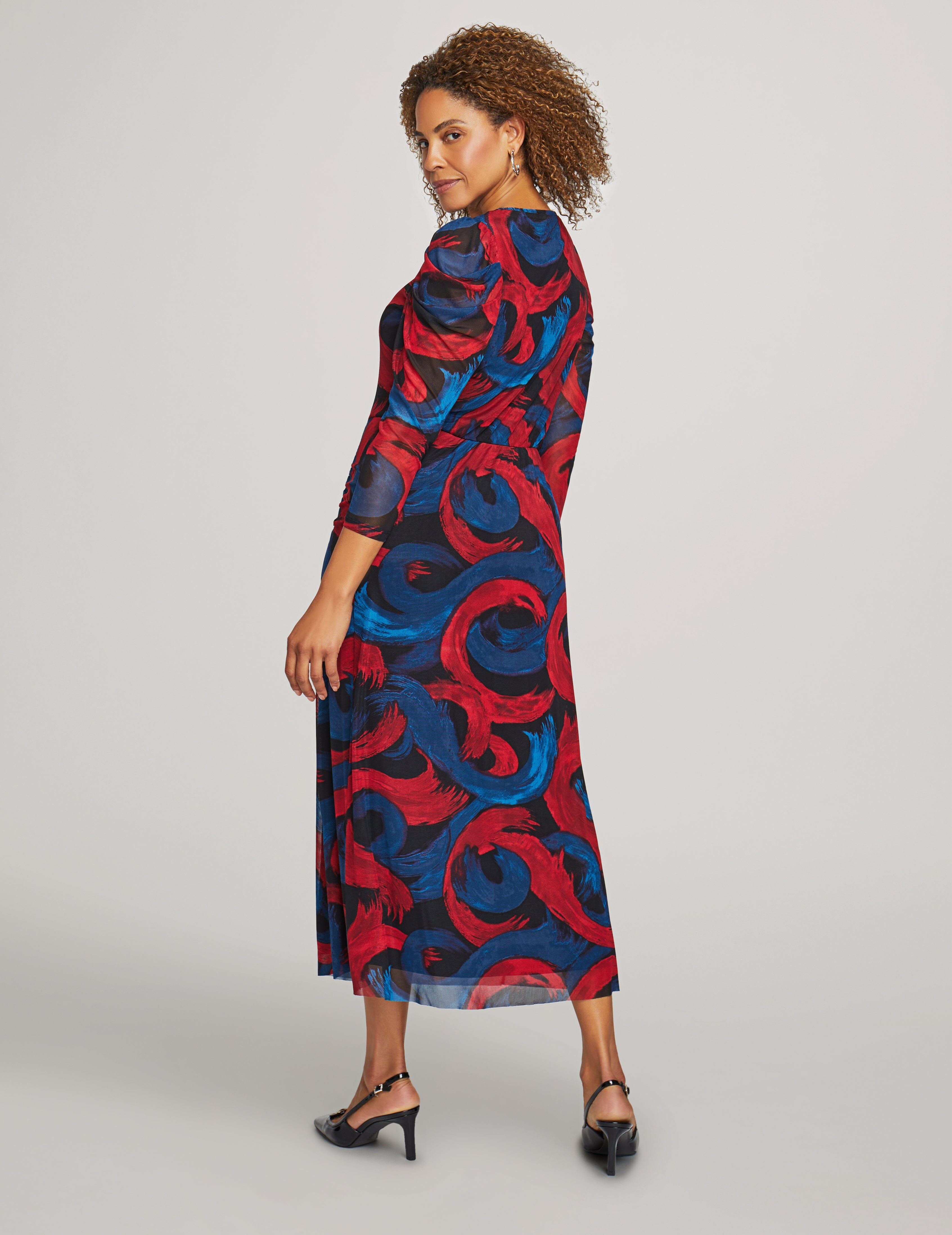 Puff Sleeve Midi Dress sold by Anne Klein product image thumbnail 2
