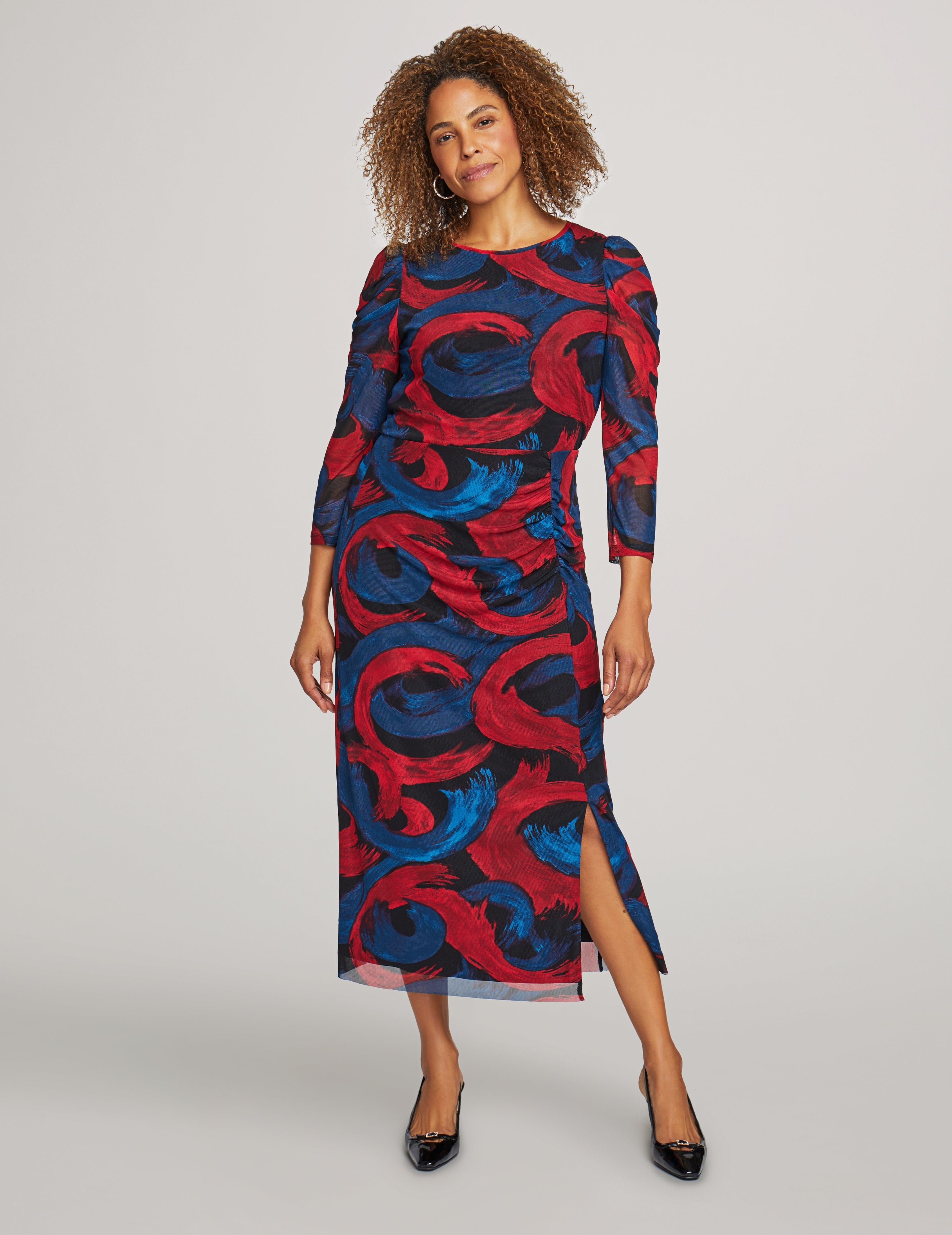 Puff Sleeve Midi Dress sold by Anne Klein