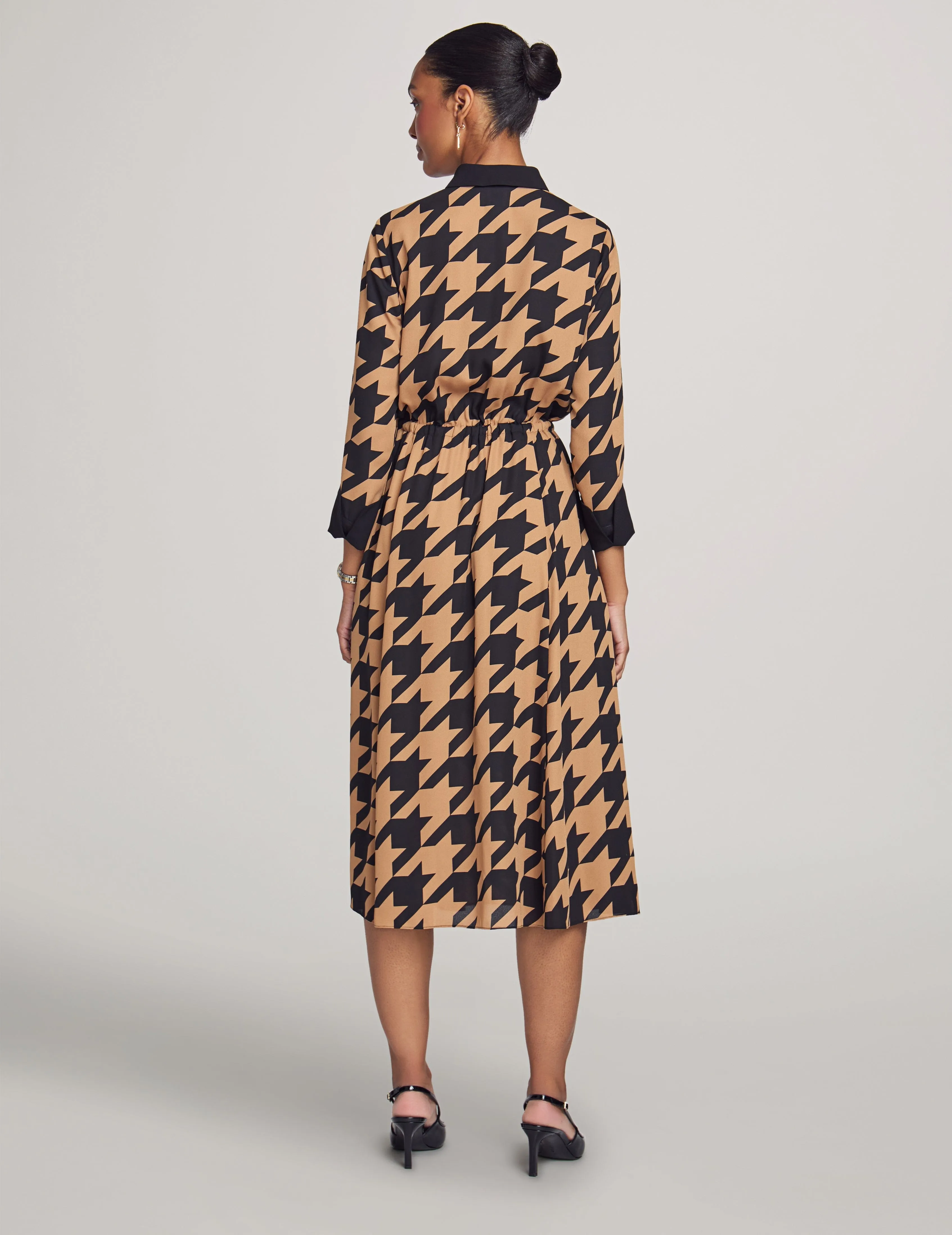 Printed Drawstring Shirt Dress- Sale sold by Anne Klein product image thumbnail 2