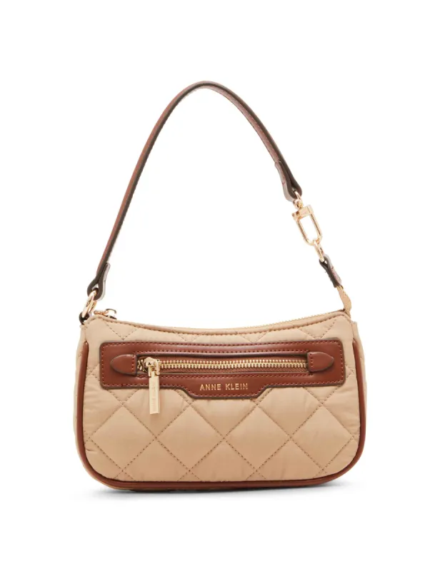 Quilted Nylon Pochette sold by Anne Klein