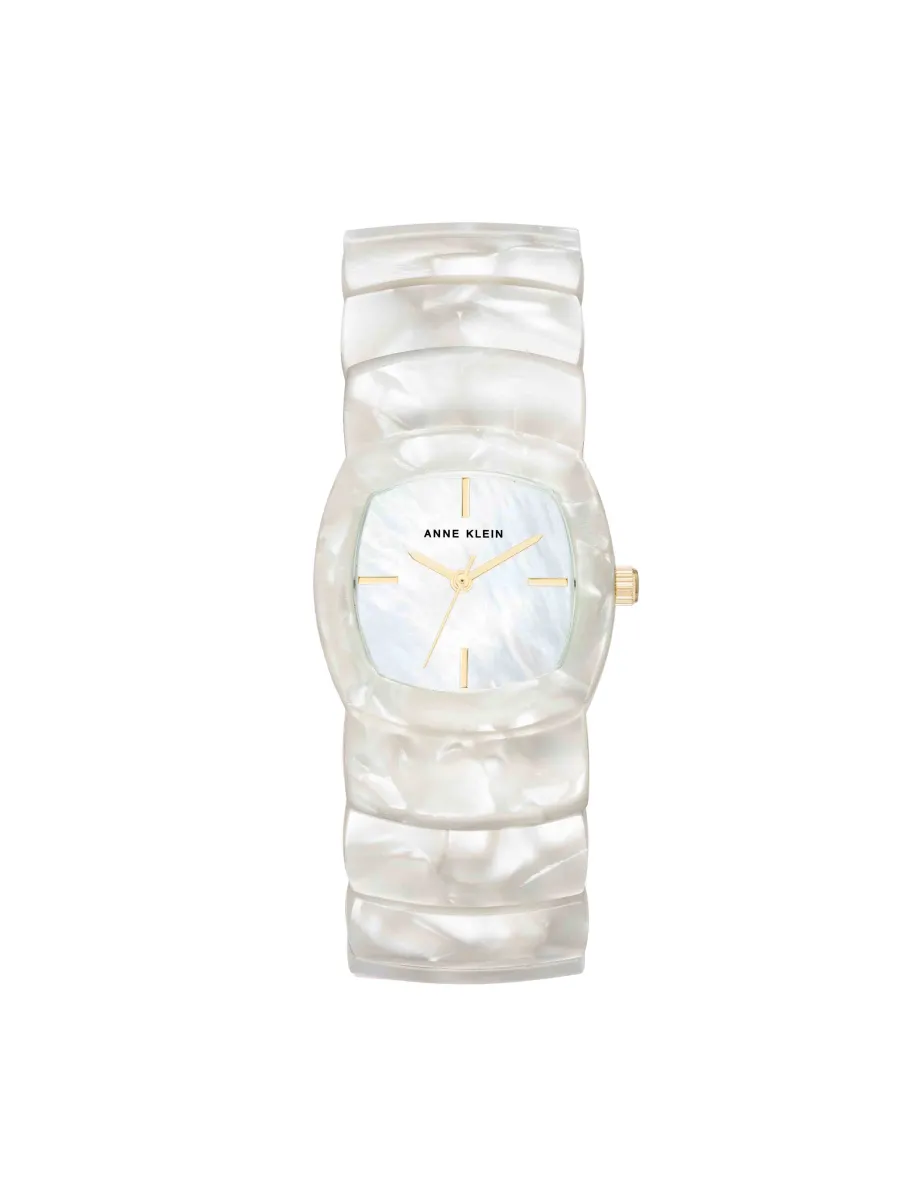 Marbleized Acetate Expansion Band Watch sold by Anne Klein