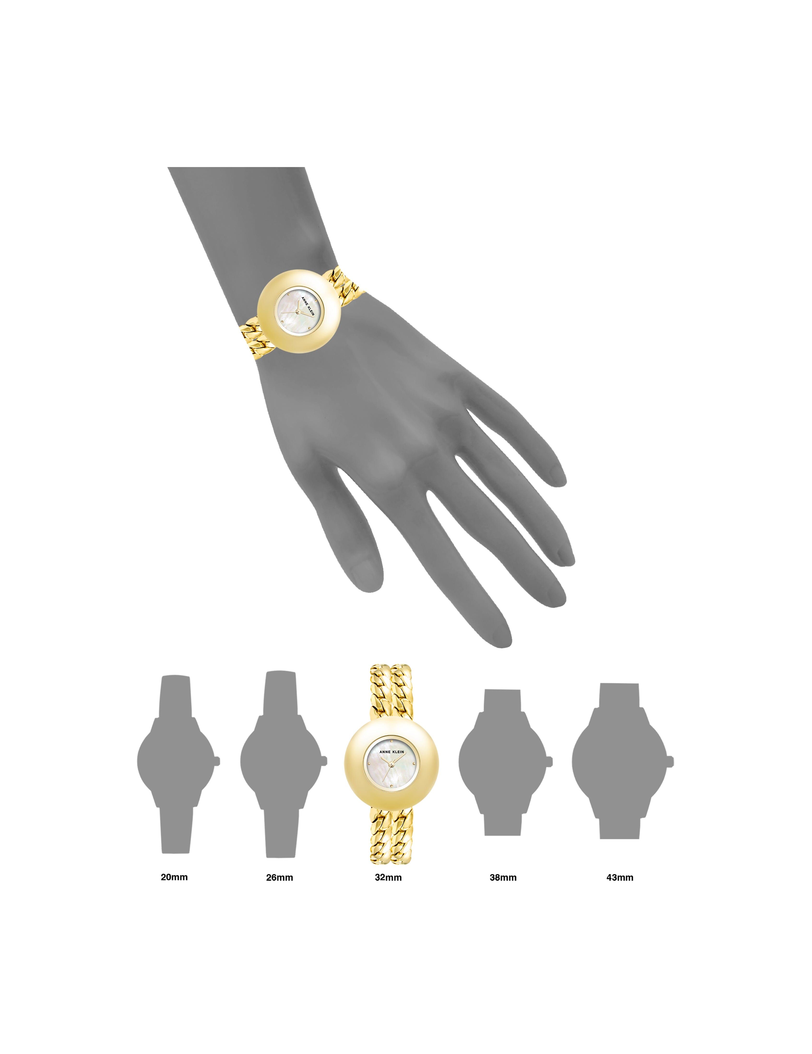 Double Chain Bracelet Watch sold by Anne Klein product image thumbnail 5