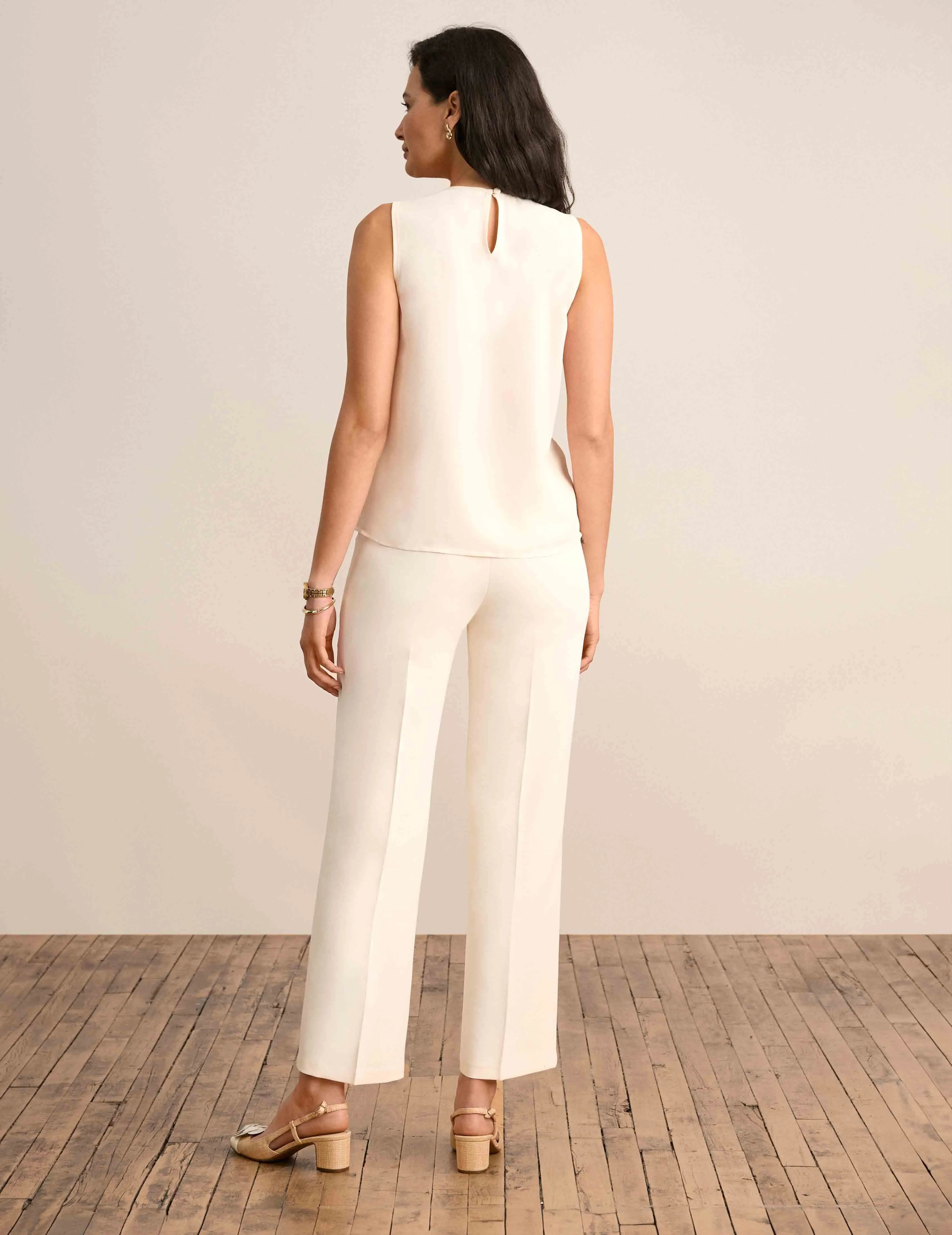 Sleeveless Jewel Neck Blouse sold by Anne Klein product image thumbnail 2