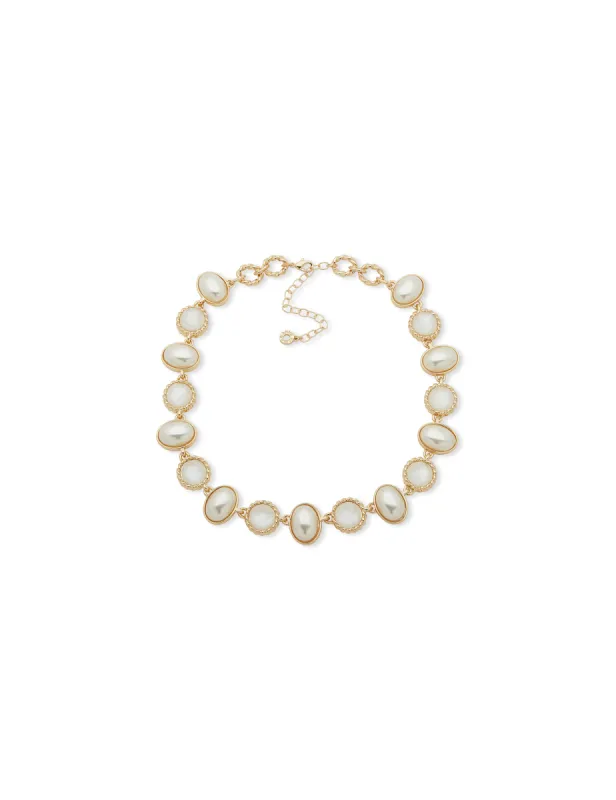 Mother of Pearl Collar Necklace sold by Anne Klein