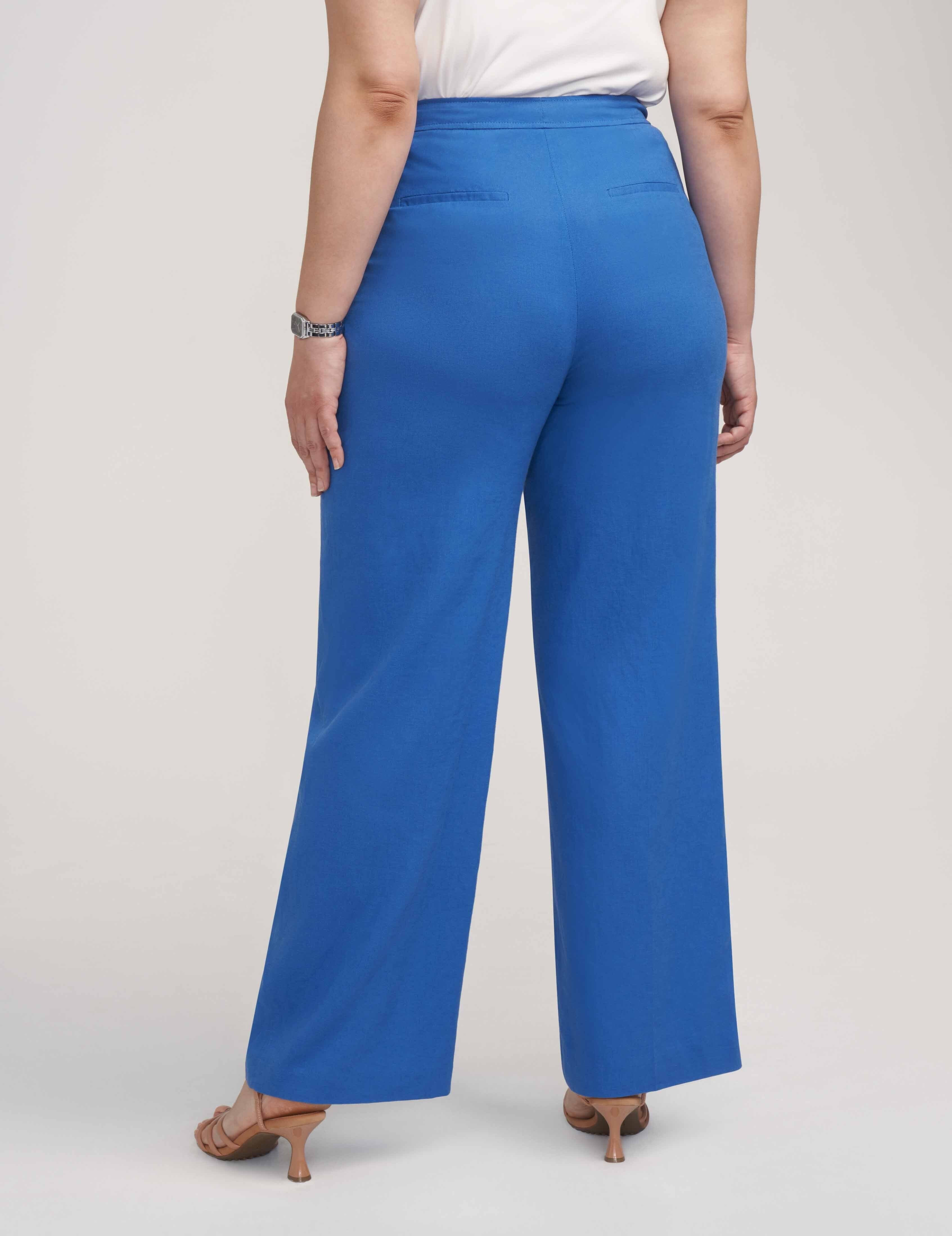 Fly Front Wide Leg Trouser- Clearance sold by Anne Klein product image thumbnail 3