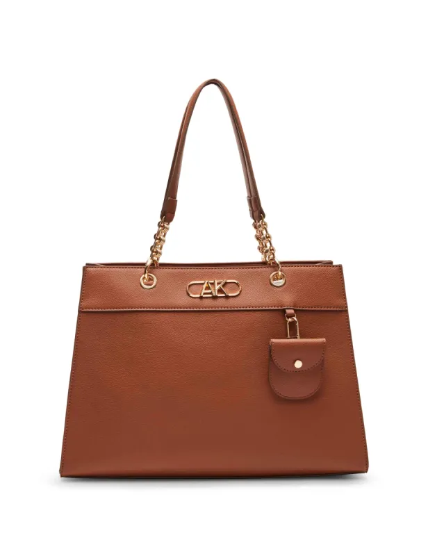 Tote With AK Bevel Logo sold by Anne Klein