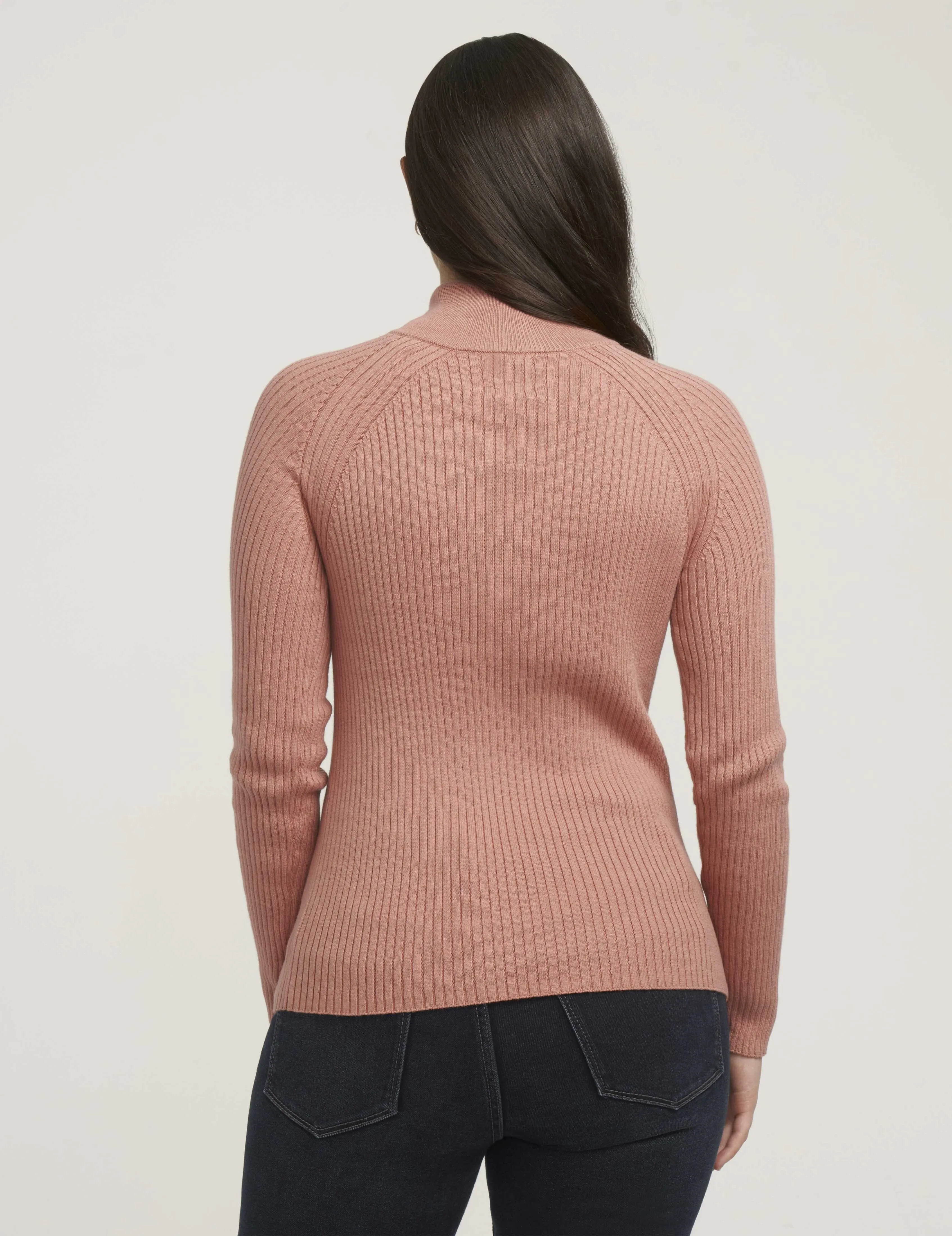 Ribbed Raglan Pullover- Sale sold by Anne Klein product image thumbnail 3