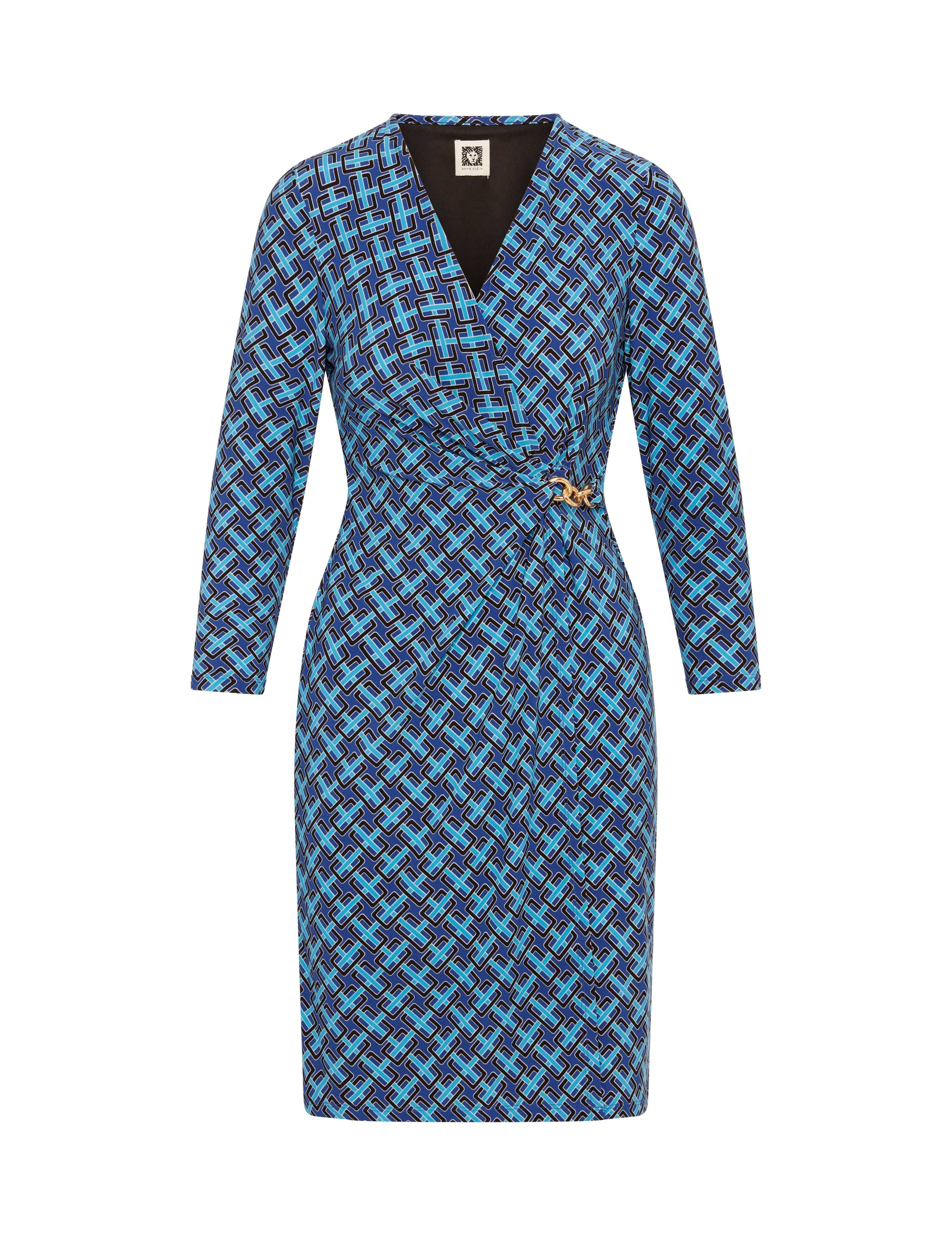 Printed Classic Wrap Dress- Clearance sold by Anne Klein