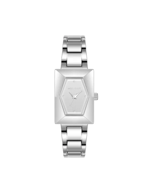 Faceted Case Bracelet Watch sold by Anne Klein