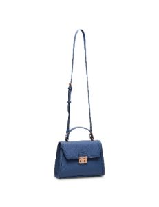 Top Handle Satchel With Push Lock sold by Anne Klein