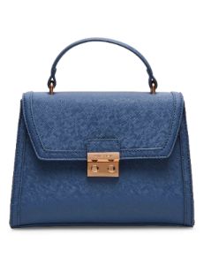 Top Handle Satchel With Push Lock sold by Anne Klein