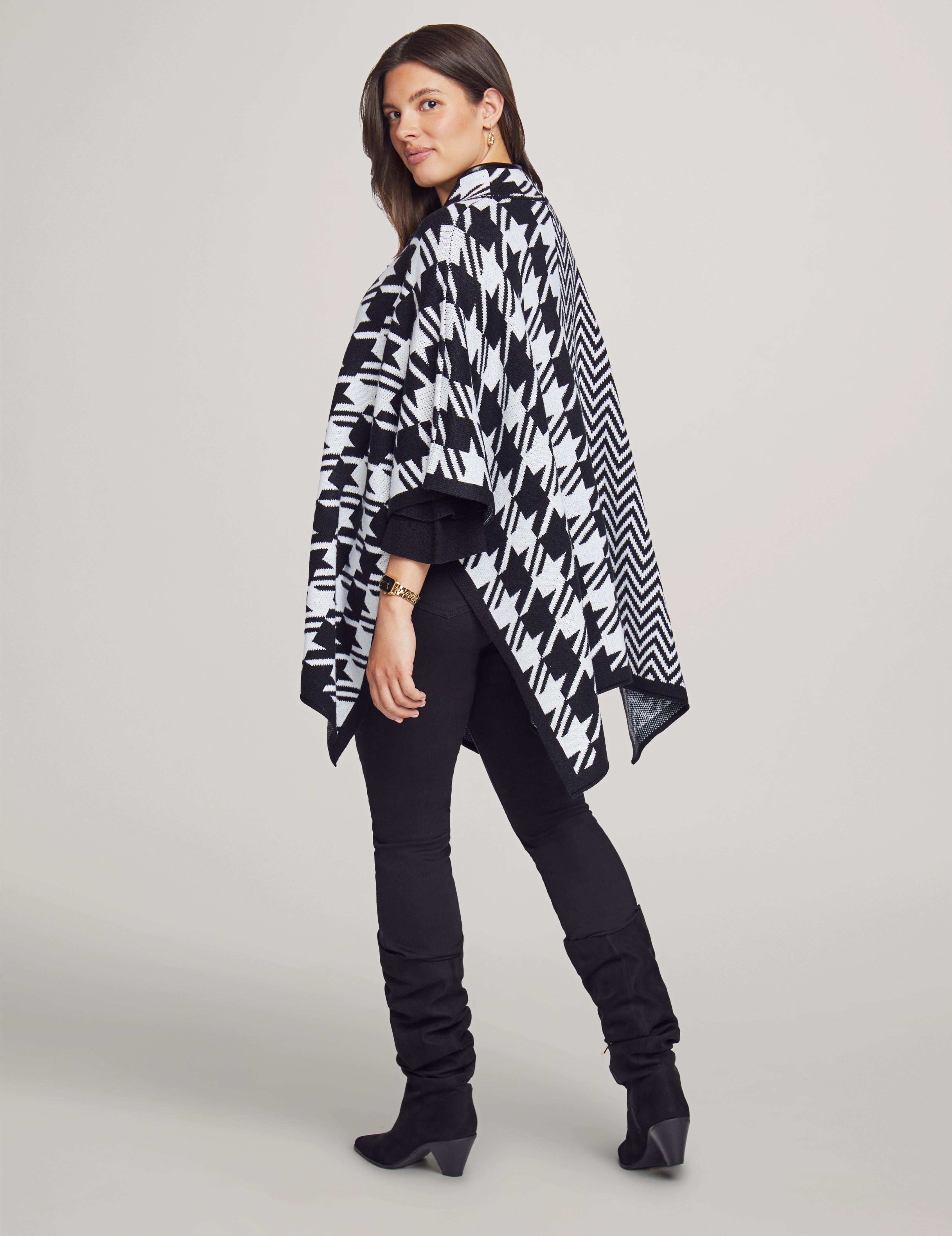 Pattern Zip Front Cape sold by Anne Klein product image thumbnail 2