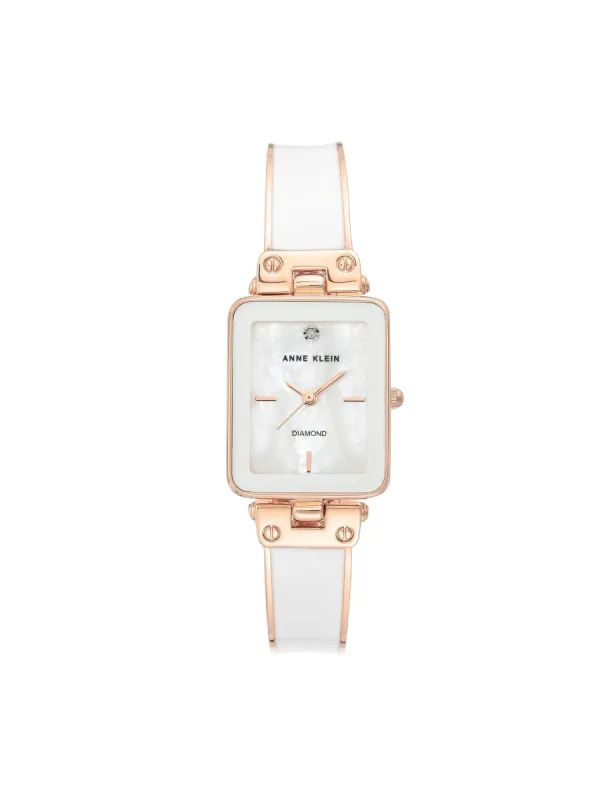 Diamond Accent Rectangular Watch sold by Anne Klein